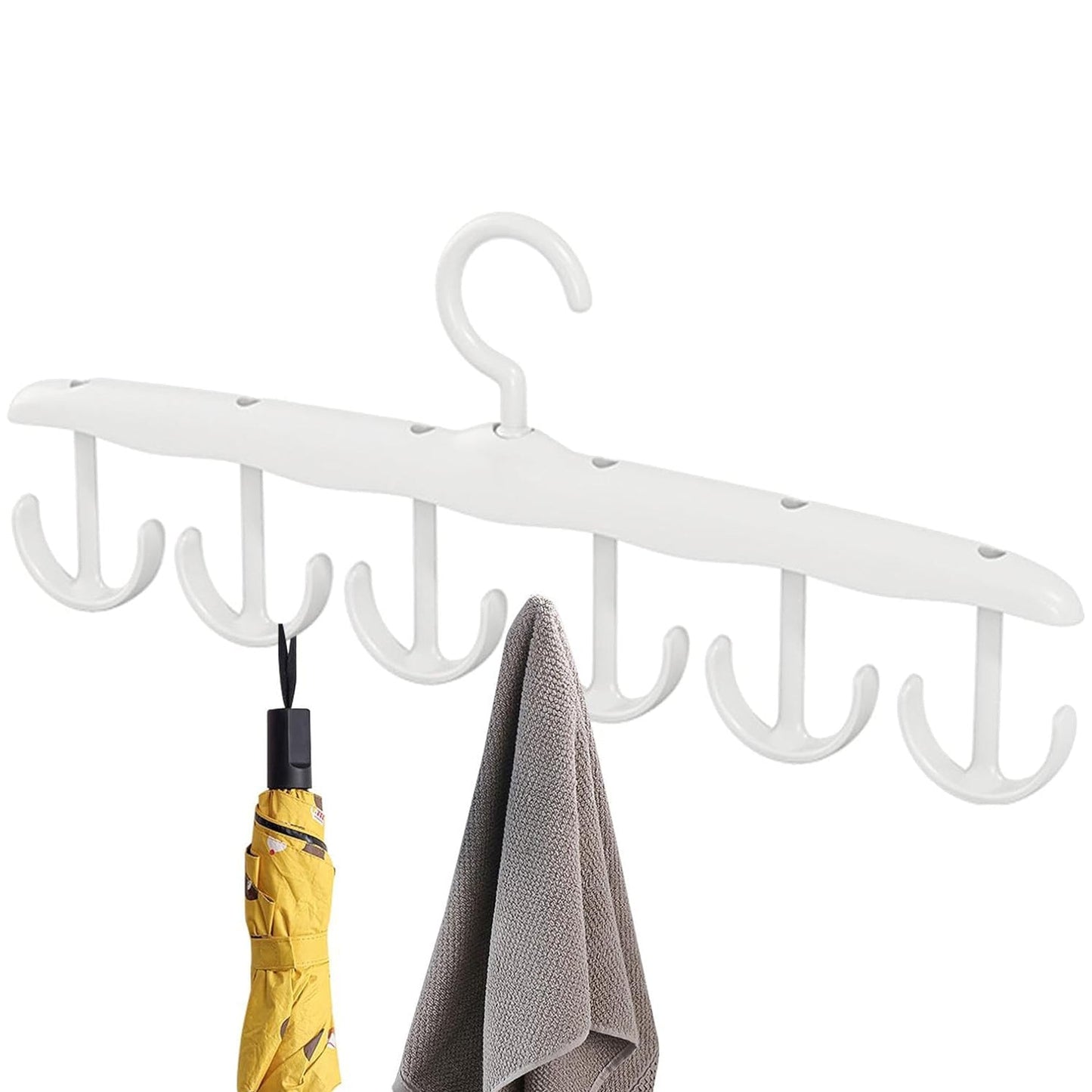 Tank Top Hanger, 12-Hook Space Saving Hanger, Capacity Rotatable Wood Space Saving Hanger Closet Organizers and Storage for Dorm & Apartment for Tank Top