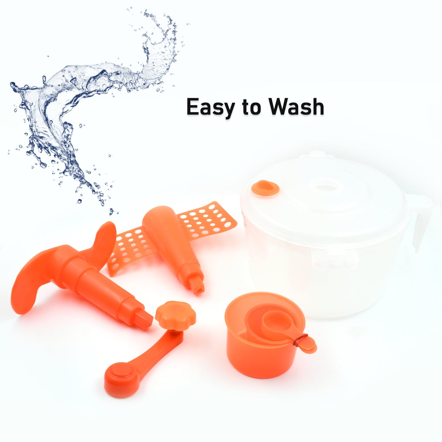 Miracle Atta Maker for Home 2 in 1 Ata Non-Electric Dough Flour Machine for Kitchen | Chakki Clear line Measuring Cups Set Bread Mixer May Vary Hand Tool Plastic Portable Dough Atta - Springkart 