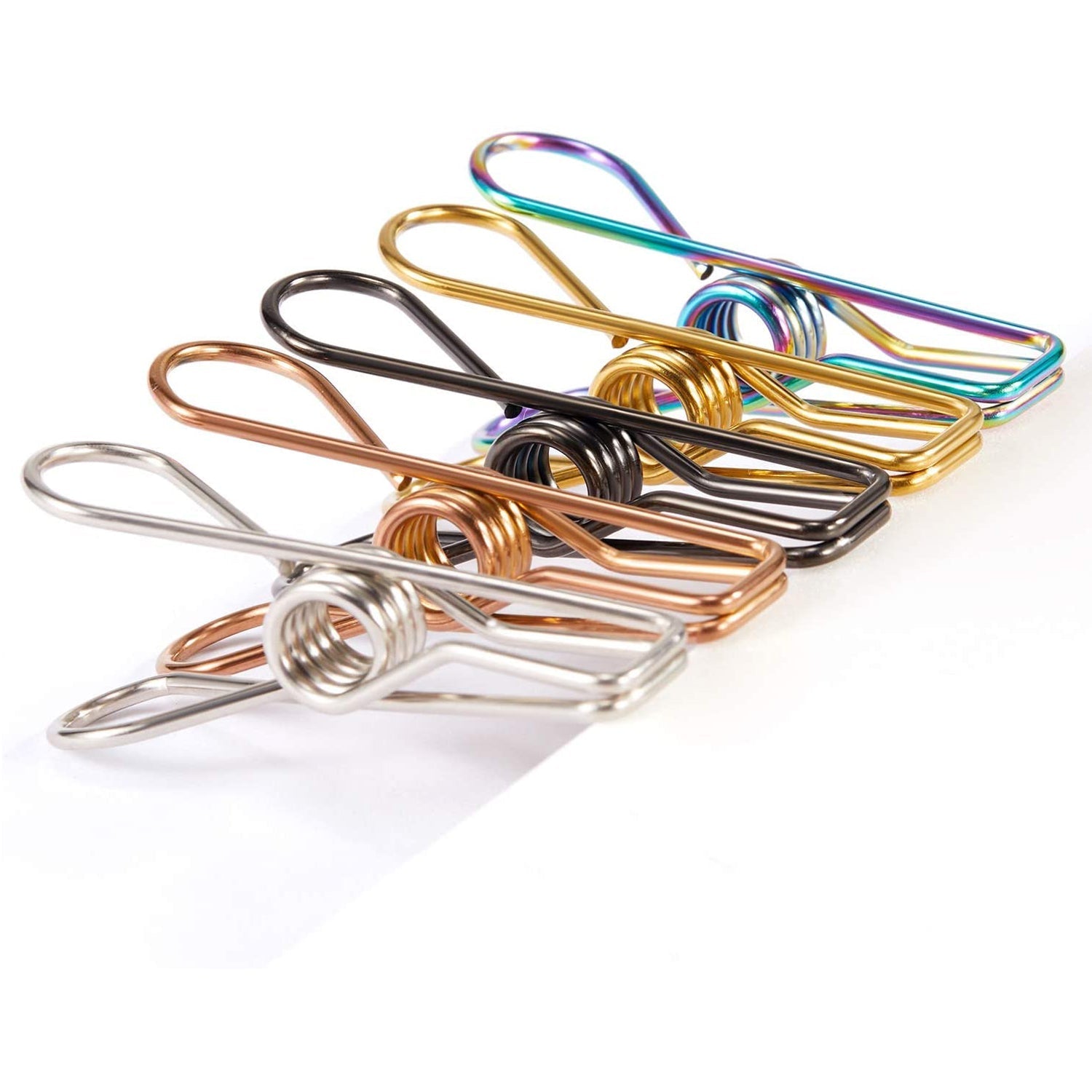 Stainless Steel Multipurpose Sturdy Clothes Hanging Clips - Springkart 