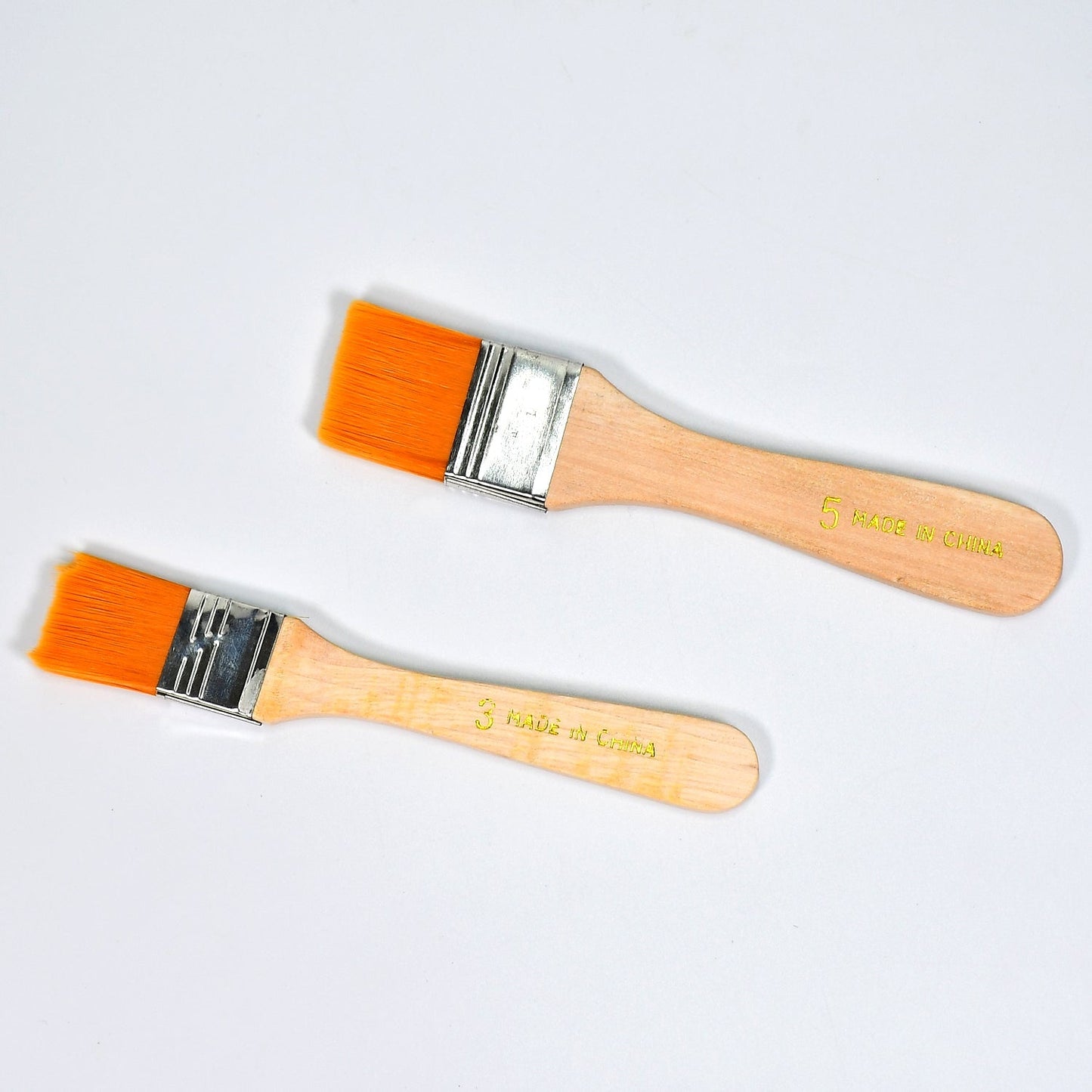 Artistic Flat Painting Brush 2pc for Watercolor & Acrylic Painting. - Springkart 