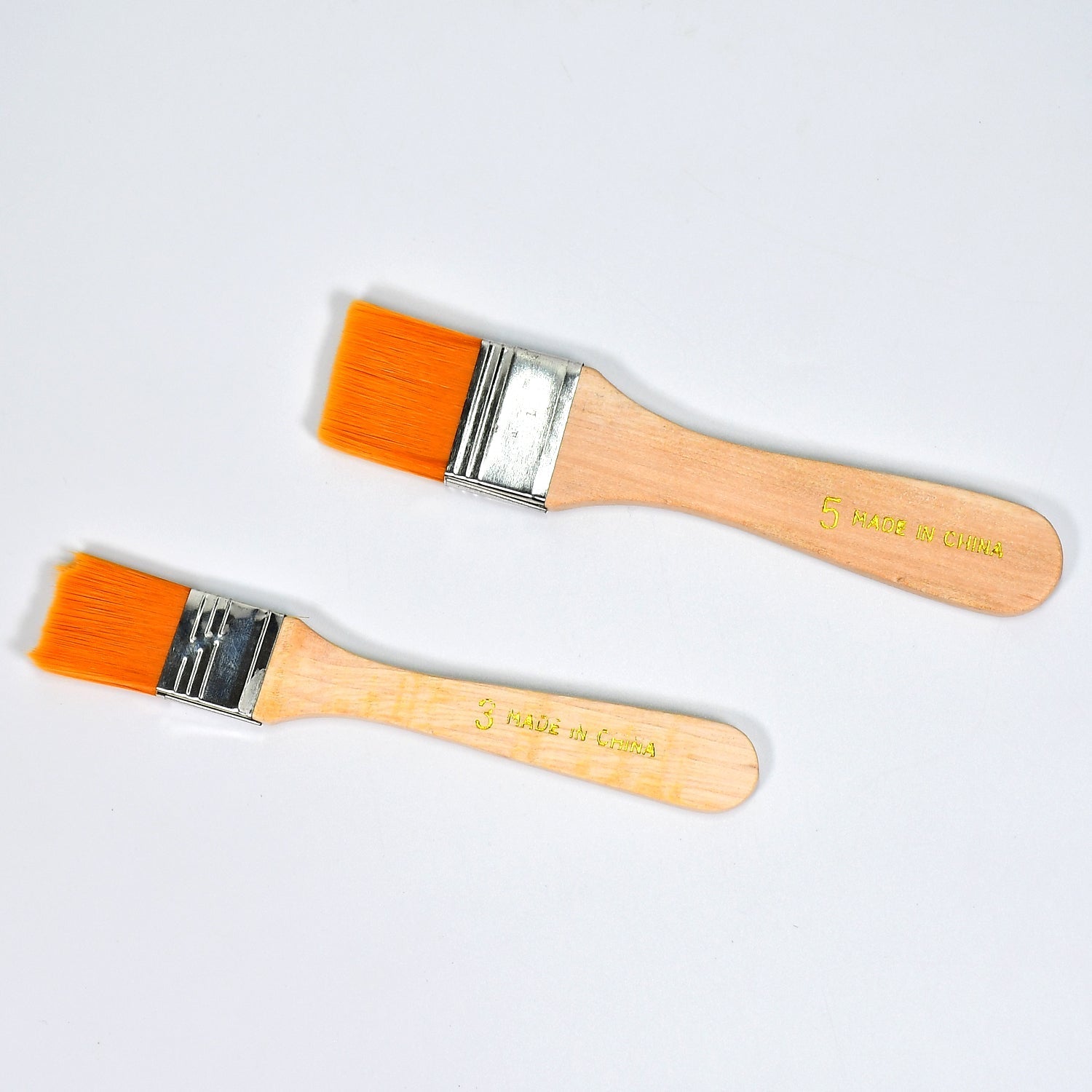 Artistic Flat Painting Brush 2pc for Watercolor & Acrylic Painting. - Springkart 