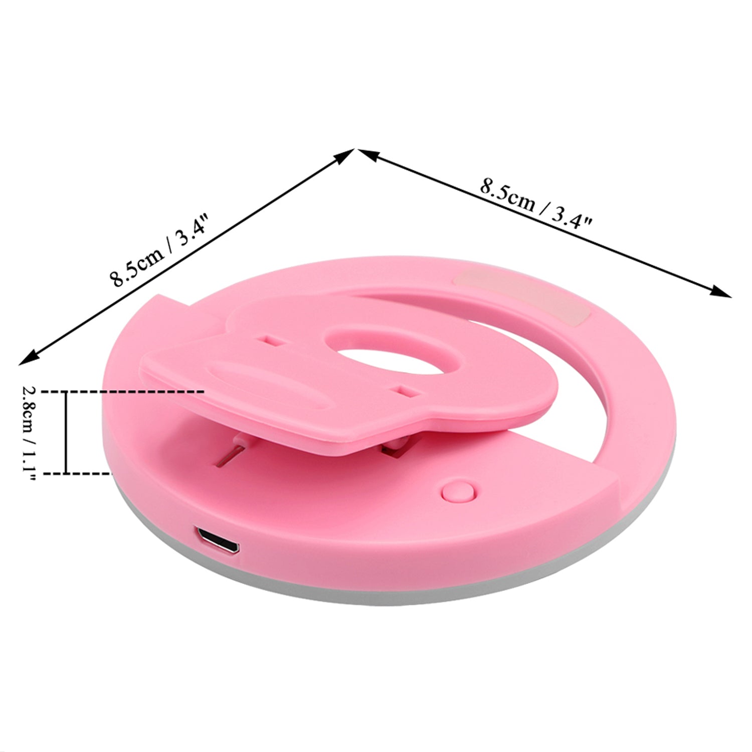 Selfie Ring Light used for applying bright shade over face during taking selfies and making videos etc. - Springkart 