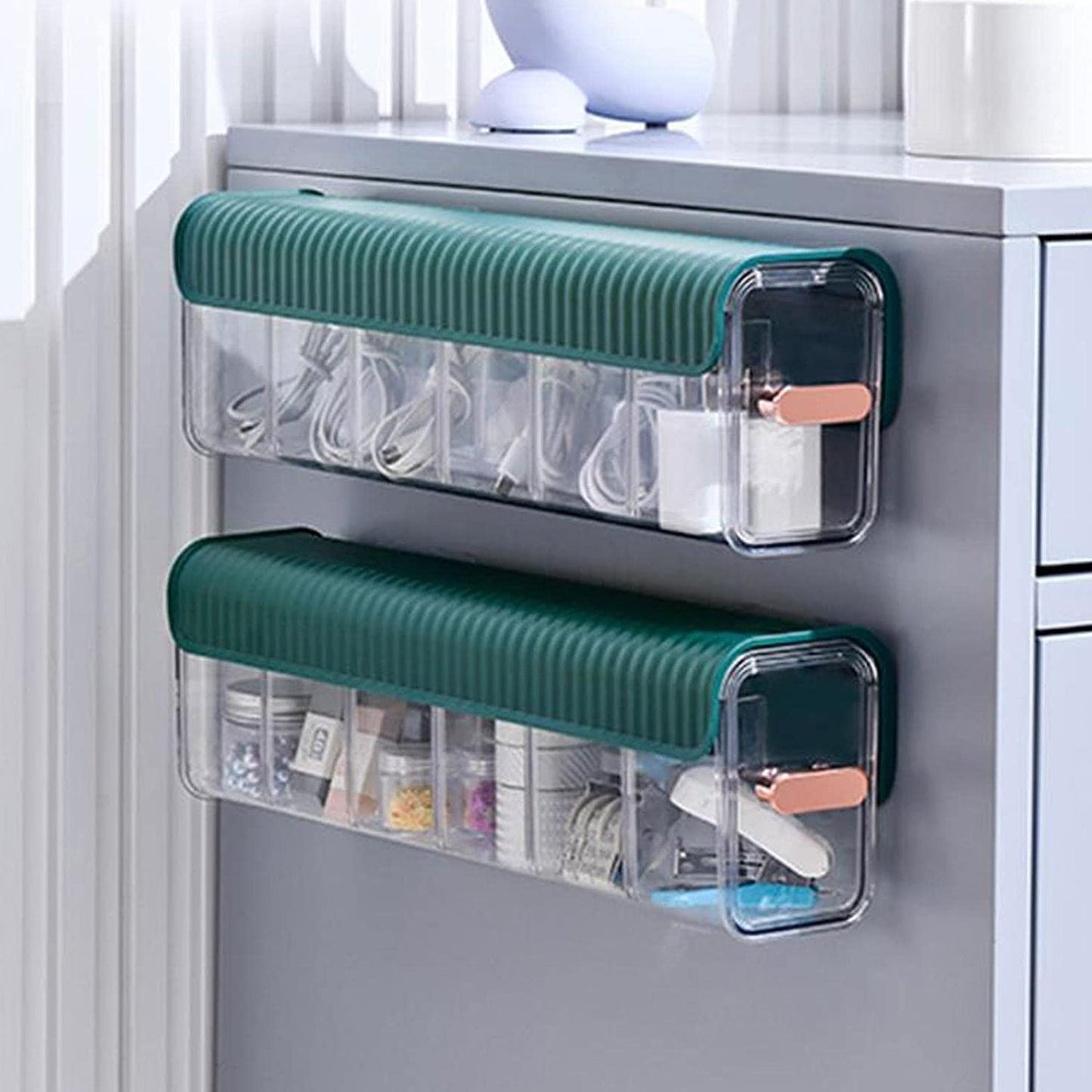 5-Cell Wall Mount Drawer Organizer for Socks & Lingerie - Springkart 