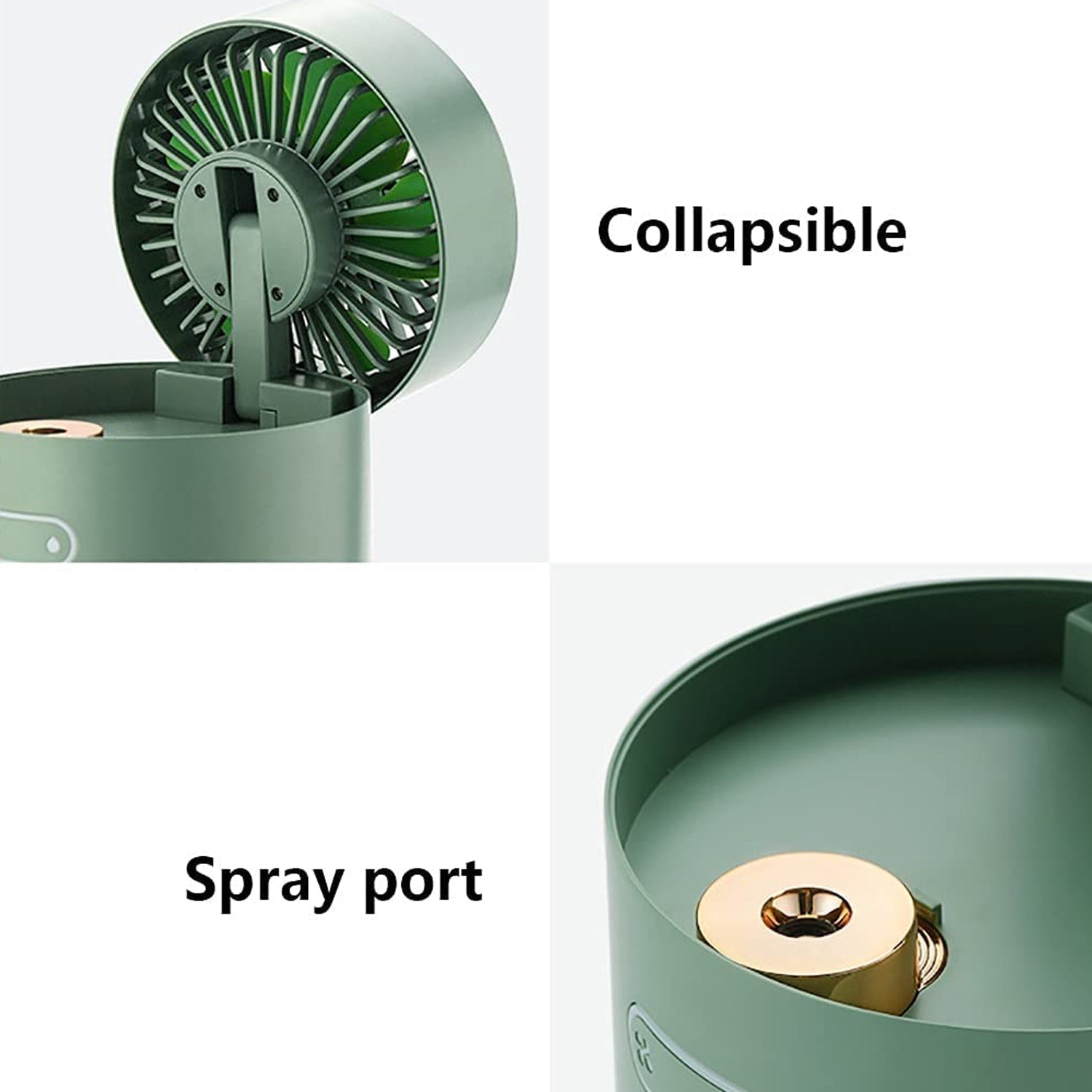 Mini Desktop Cooling Fan with Humidifier Spray - Springkart 
