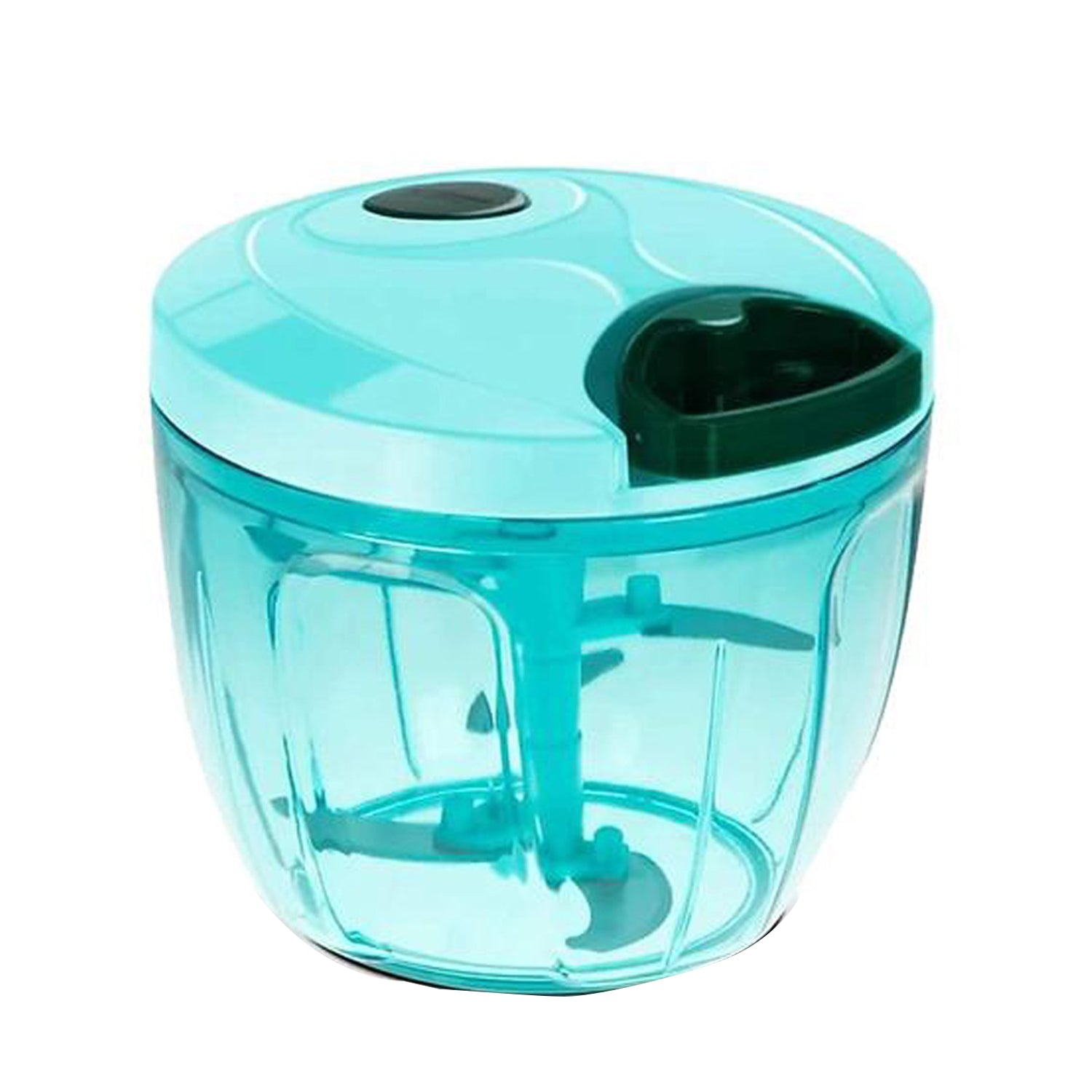 Manual Stainless Steel Compact Extra Sharp Hand Held Vegetable Chopper / Slicer with 5 Blades - Springkart 
