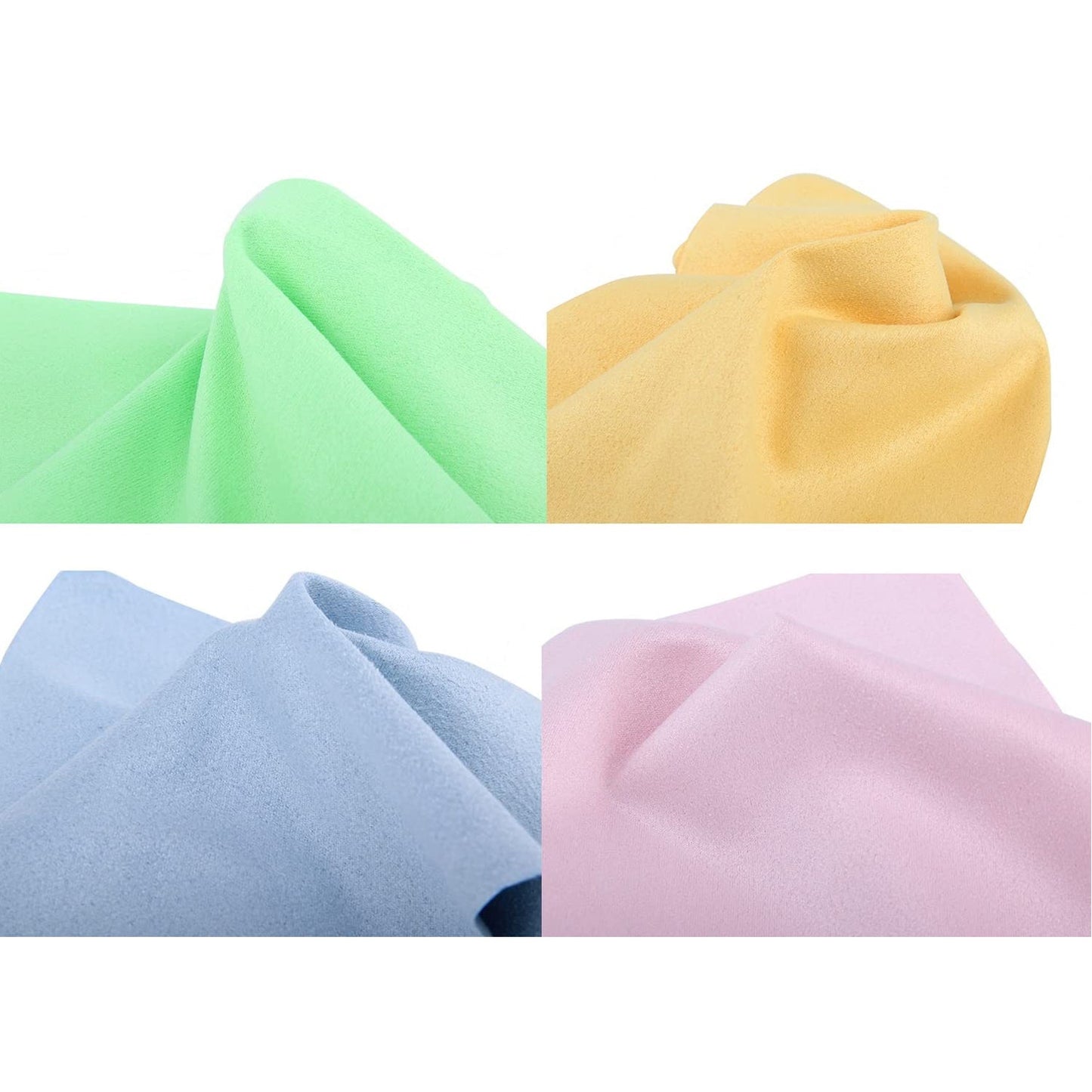 Microfiber Cleaning Cloths (6 × 7 Inch) (Multicolor) (Pack of 1 Pc) - Springkart 