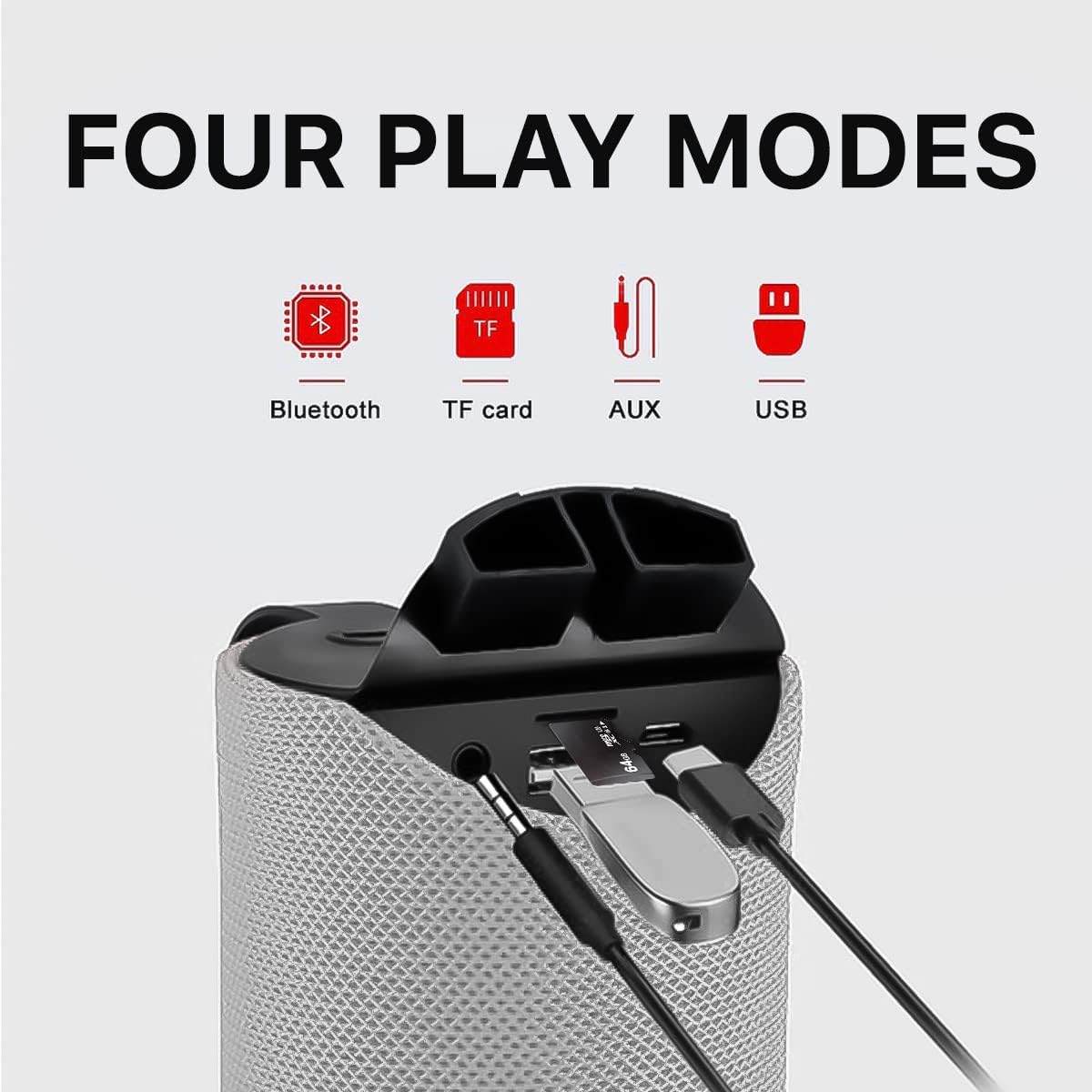 Portable Speaker / Rechargeable / Splash Proof Wireless High Sound Bluetooth Speaker, Blootuth speaker (media player) - Springkart 