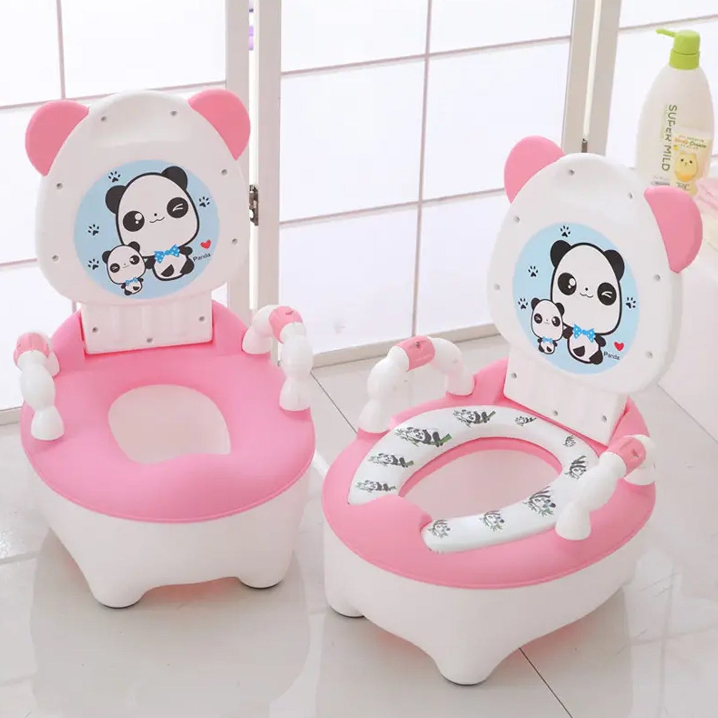 Baby portable Toilet, Baby Potty Training Seat Baby Potty Chair for Toddler Boys Girls Potty Seat for 1+ year child - Springkart 