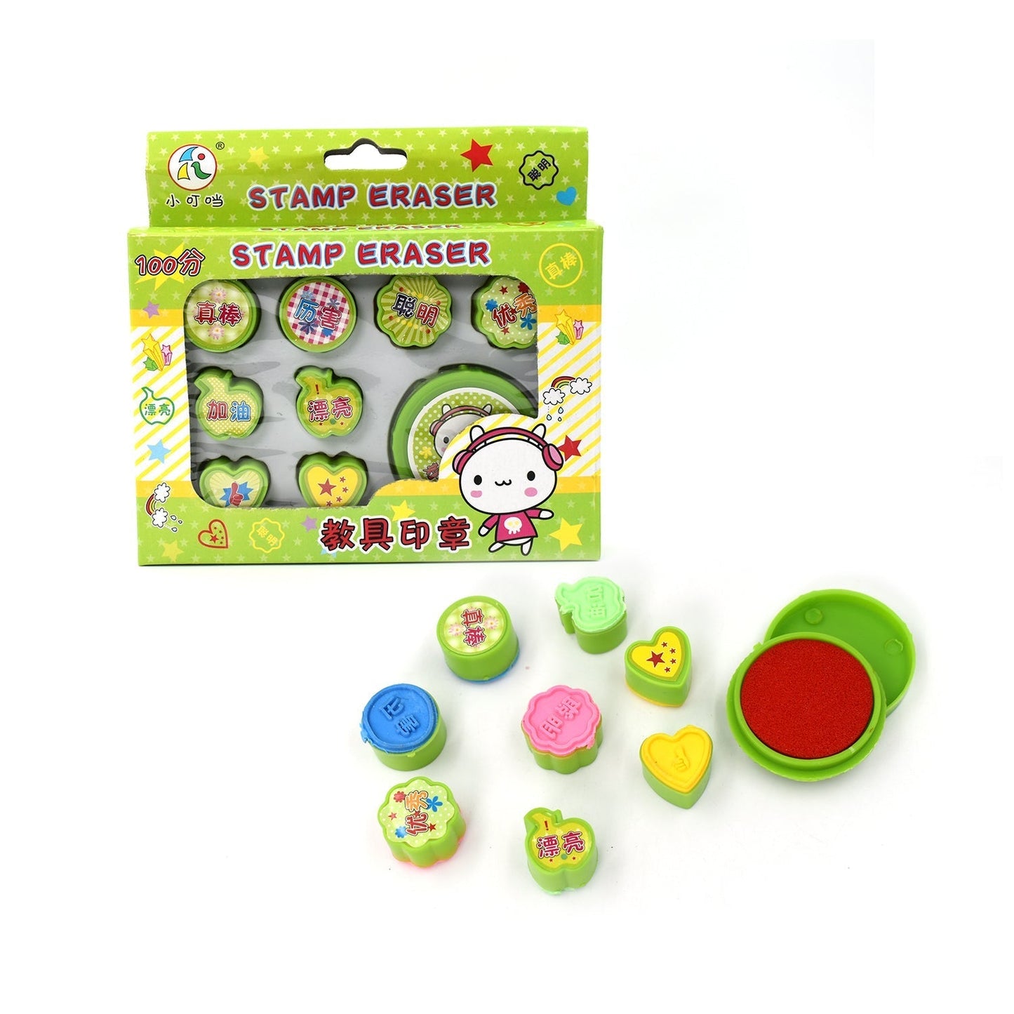 9 Pc Stamp Set for Kids, Play & Fun - Springkart 