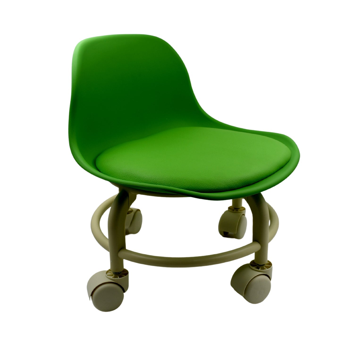 Low Round Rolling Stool with Wheels Pedicure Stool for Fitness Office Garage | Home & Garden | Furniture | Benches, Stools Multi-color (1 pc) - Springkart 