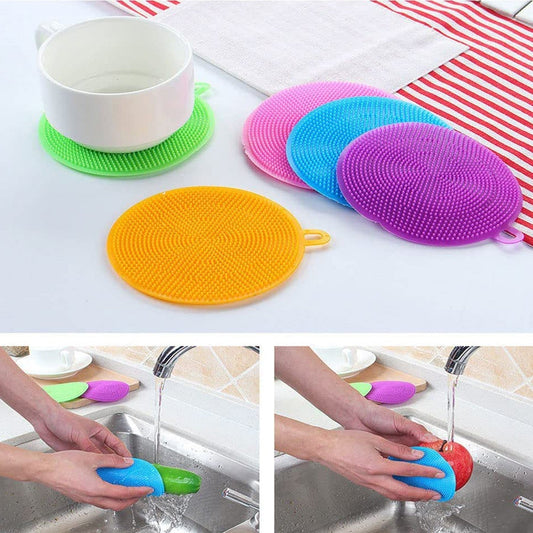 Silicone scrubbers for kitchen