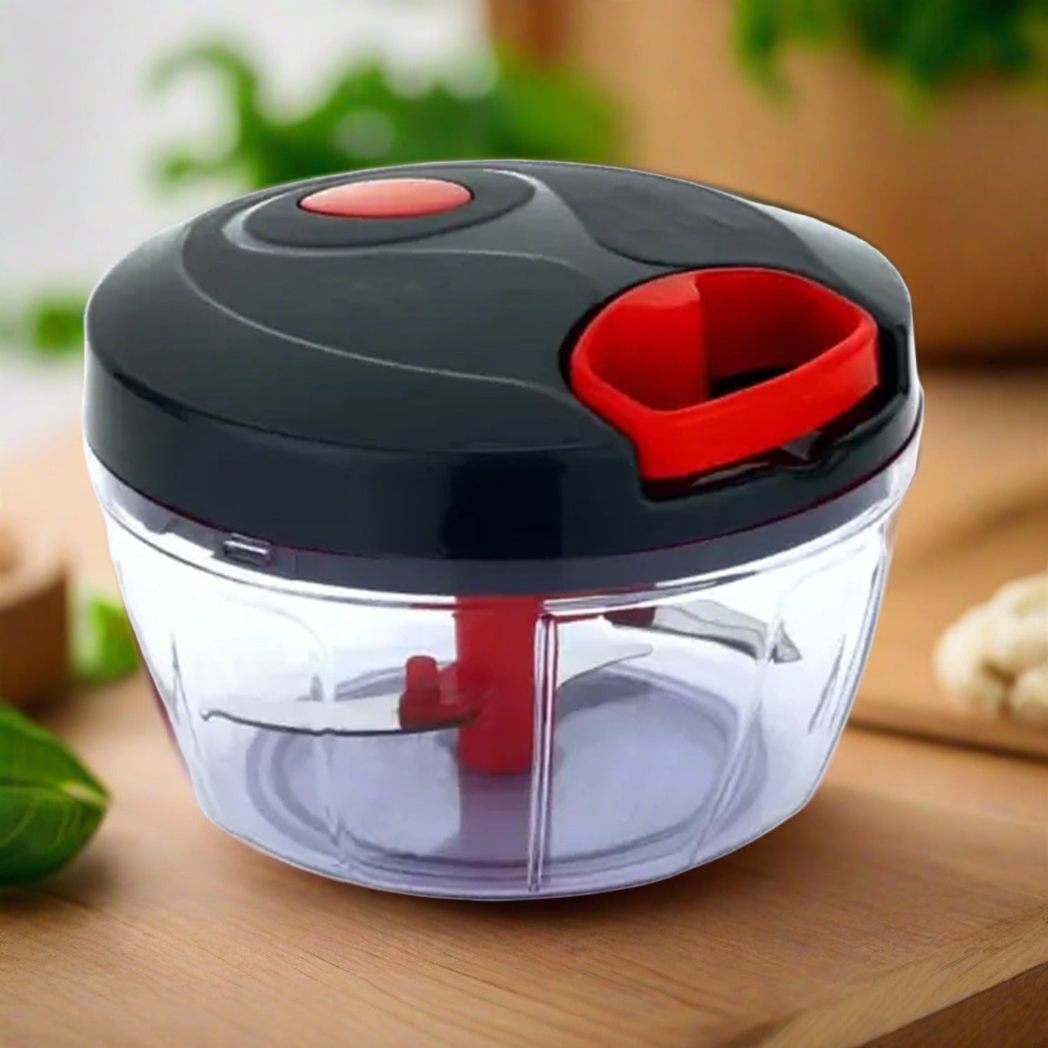 Manual Food Chopper, Compact & Powerful Hand Held Vegetable Chopper / Blender - Springkart 