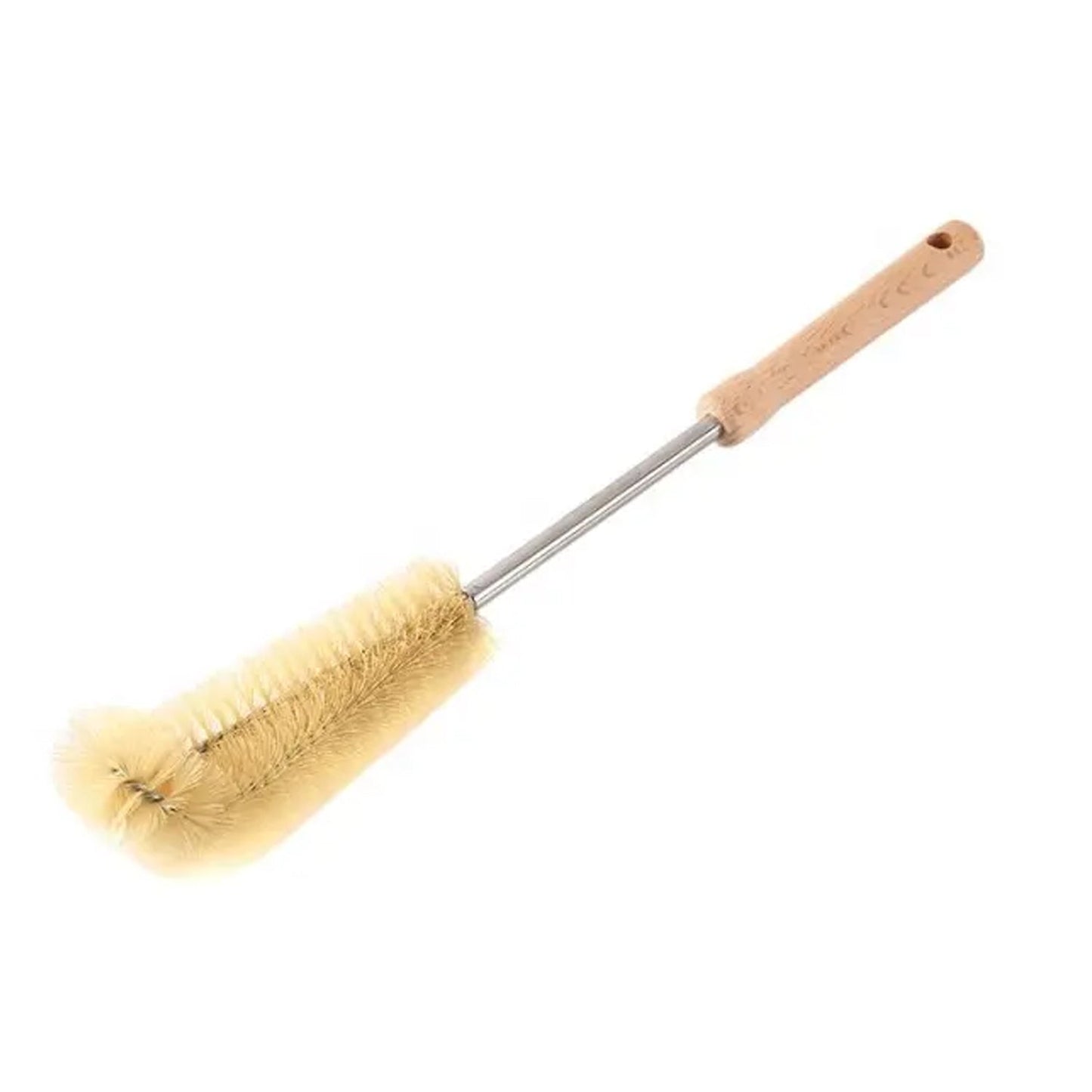 Bottle Brush with Curved Head Long Handle Washing Brush for Baby Bottles Jugs for Teapots, Sports Water Bottles, Coffee Pots, Juice Jars - Springkart 