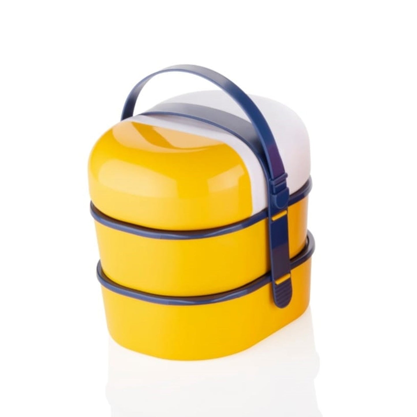 Mr. Chef Smart Lunch Box Capsule shape strap-on lunch box with water bottle and handle - Springkart 