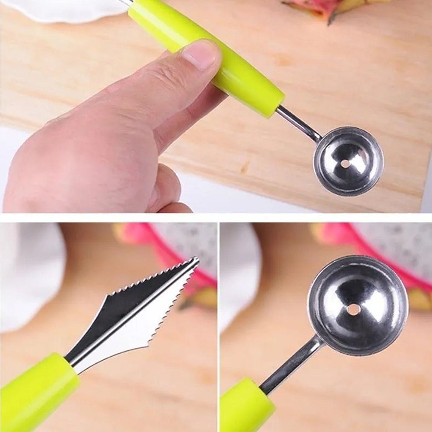 Multifunctional Fruit scooper & peeler Garnish Kit - Springkart 