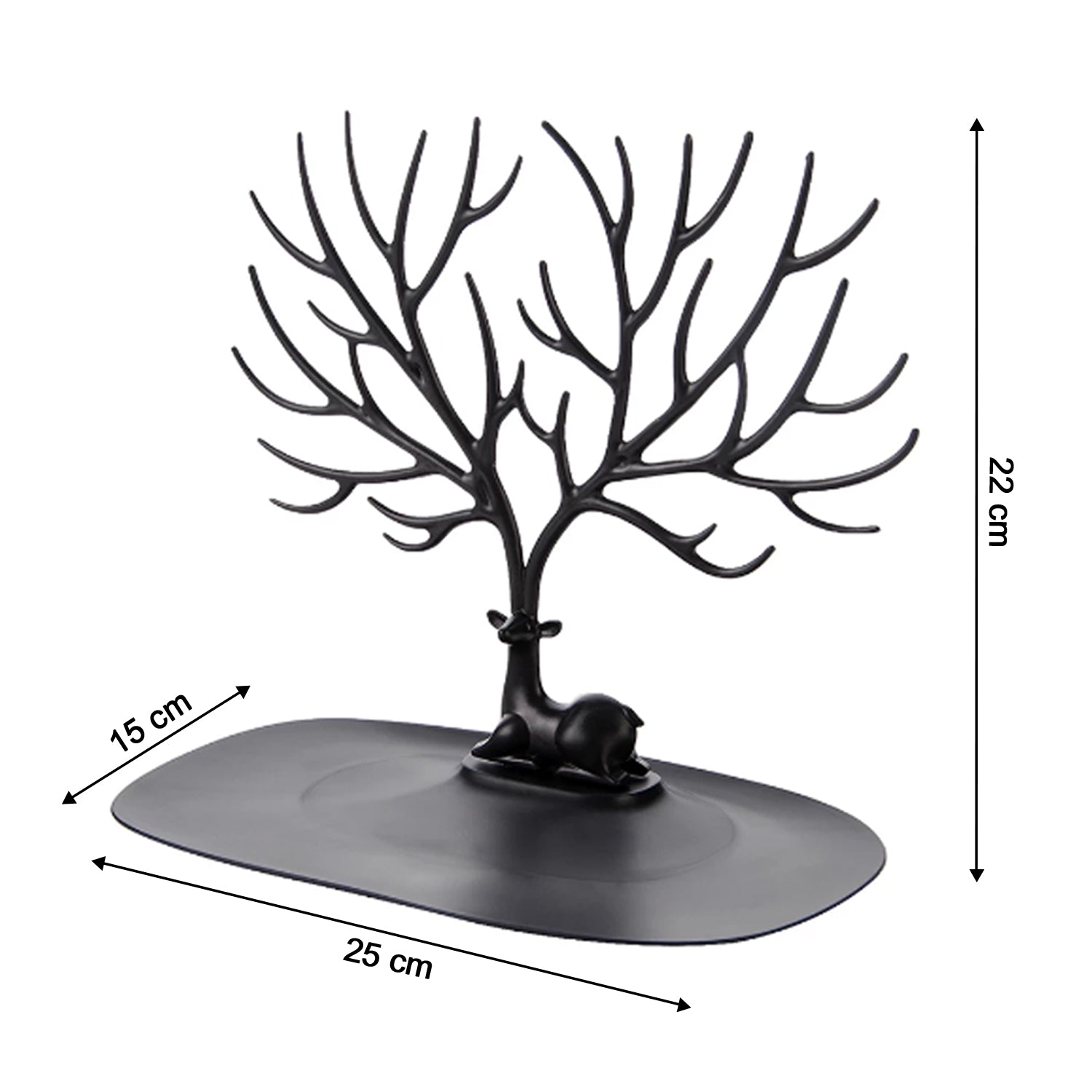 Deer Shaped Jewellery Display Holder Earring Necklace Holder Organiser (1Pc Only) - Springkart 