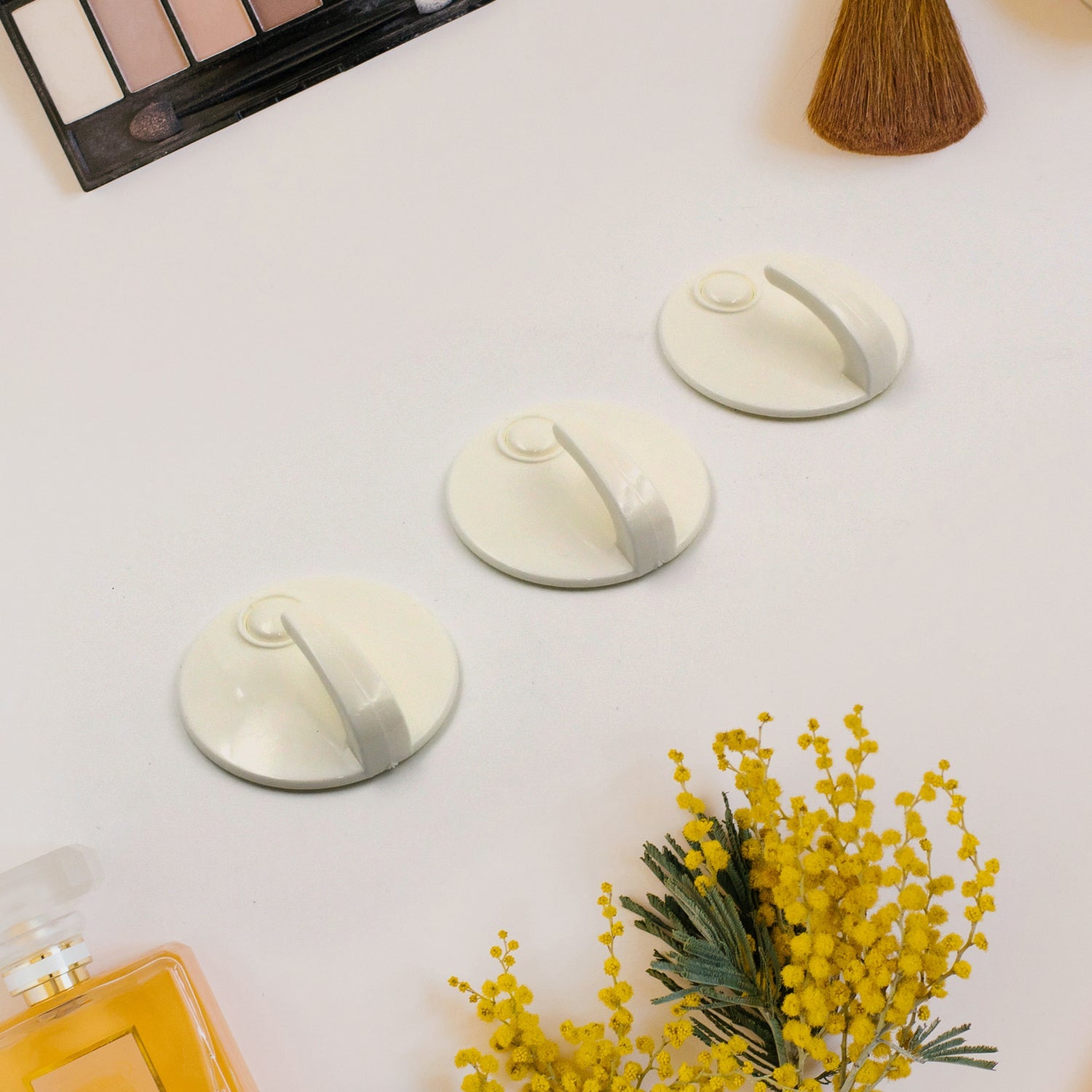 Multipurpose Strong Hook Self-Adhesive hooks (3 Pcs Set / Mix Design) - Springkart 
