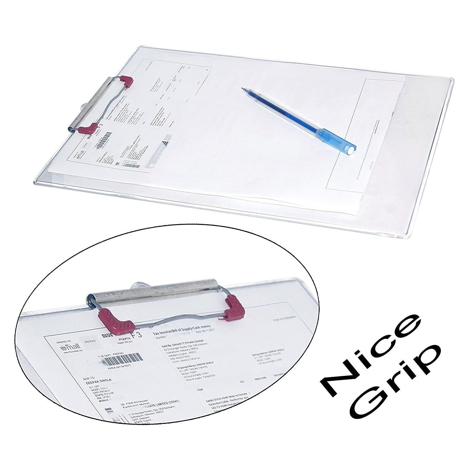 Unbreakable transparent exam pad