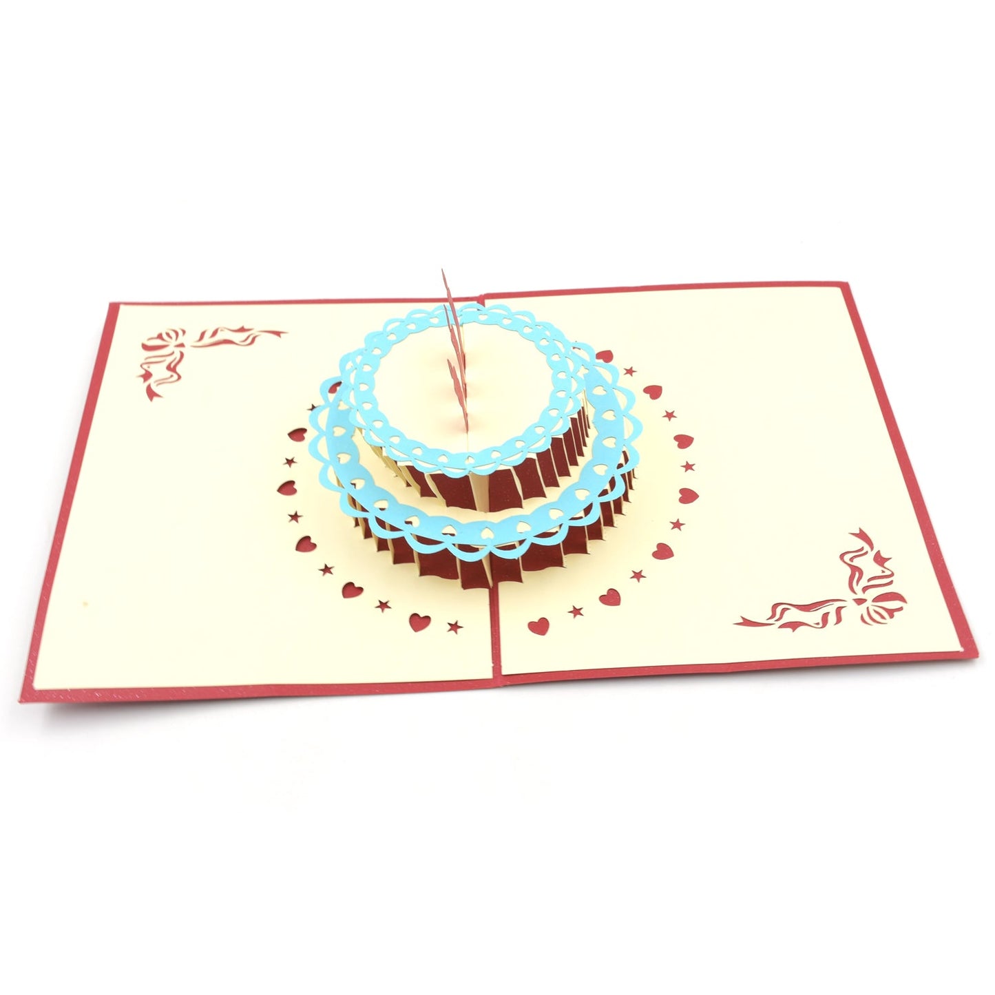 Unique 3D Pop-Up Wishing Card (Birthday): 1 Pc - Springkart 
