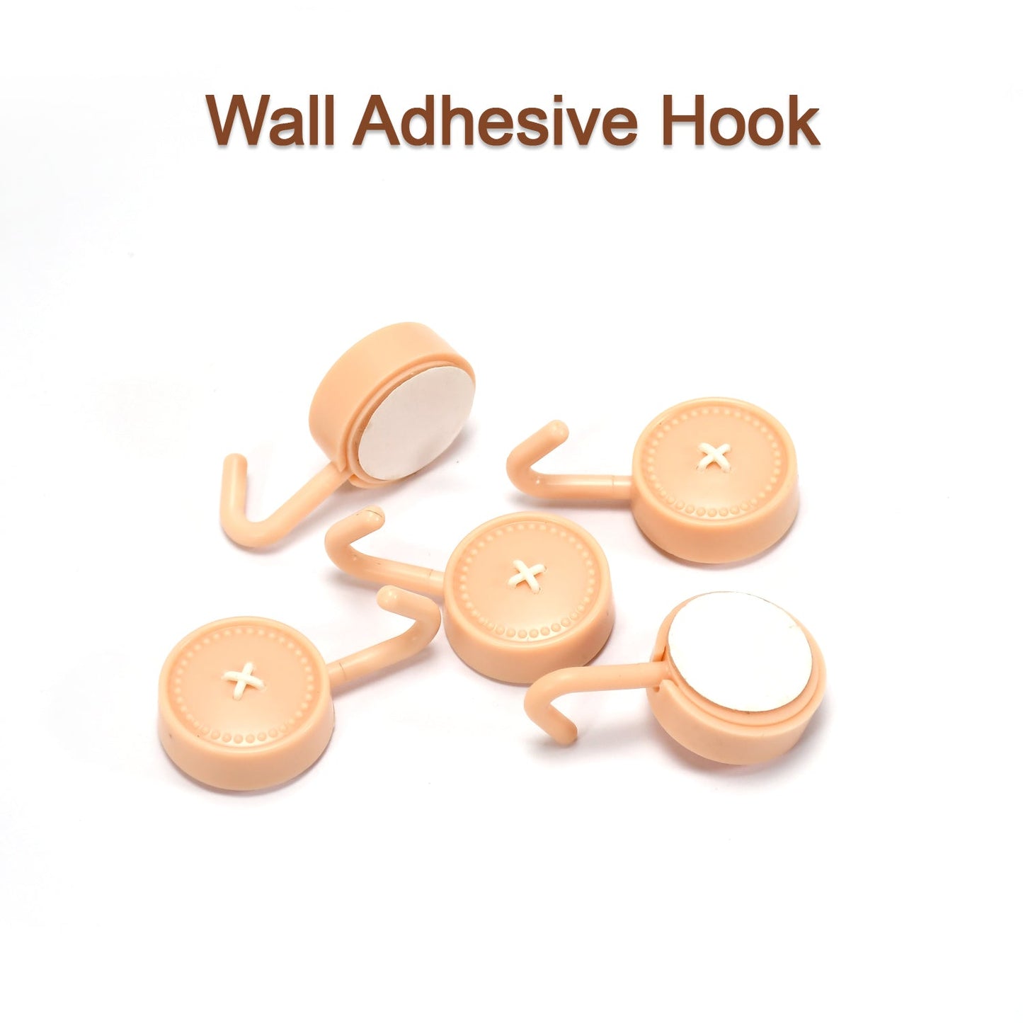 Decorative Adhesive Hook 10 Pc Box Pack For Home & Multi Use Hook Pack - Springkart 