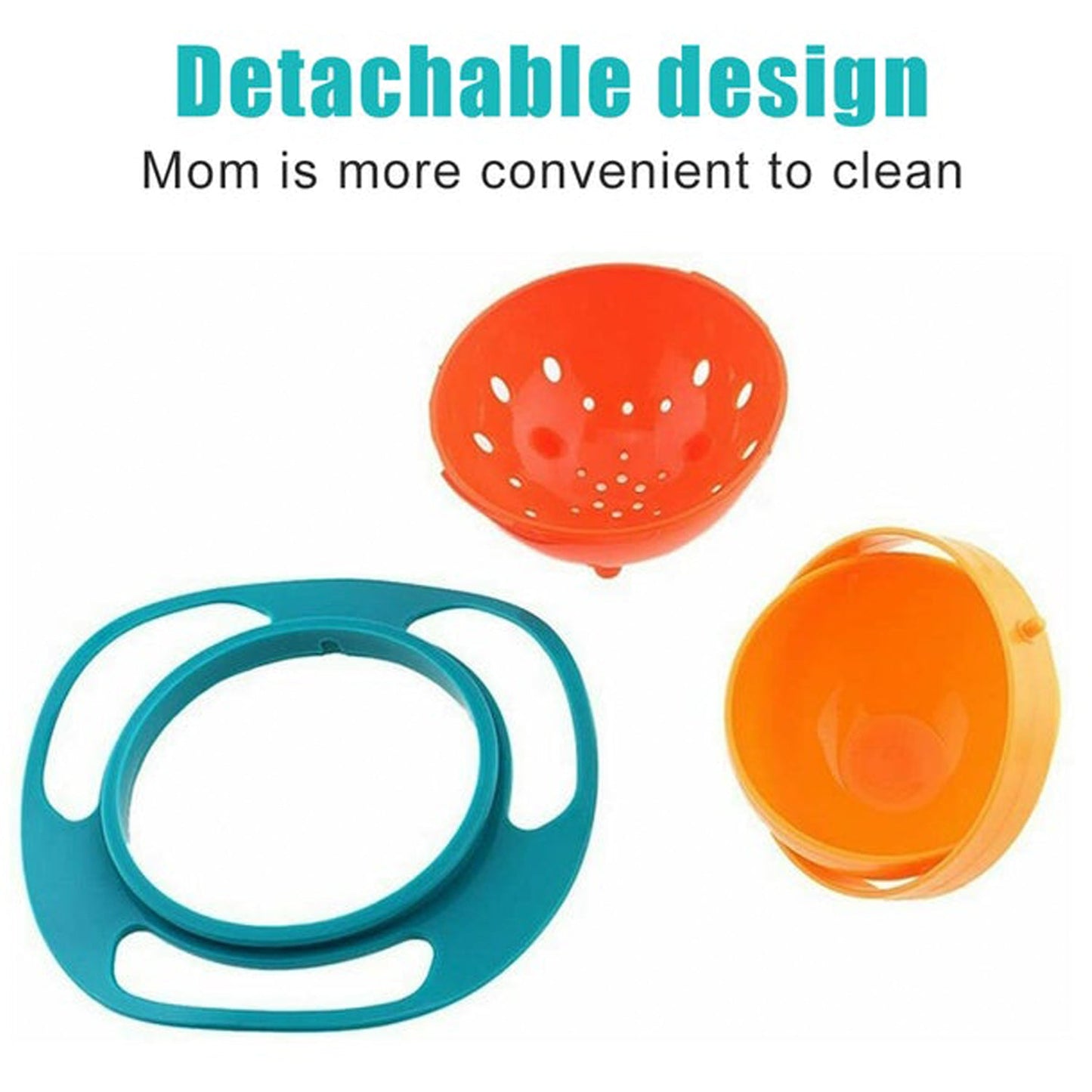 Rotating Baby Bowl used for serving food to kids and toddlers etc. - Springkart 