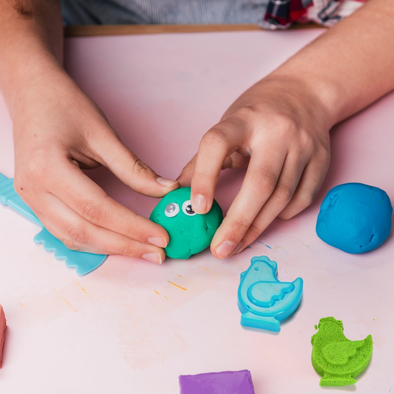 Creative Sand for Kids – Natural Kinetic Sand Kit for Kids Activity Toys | Soft Sand Clay - Springkart 