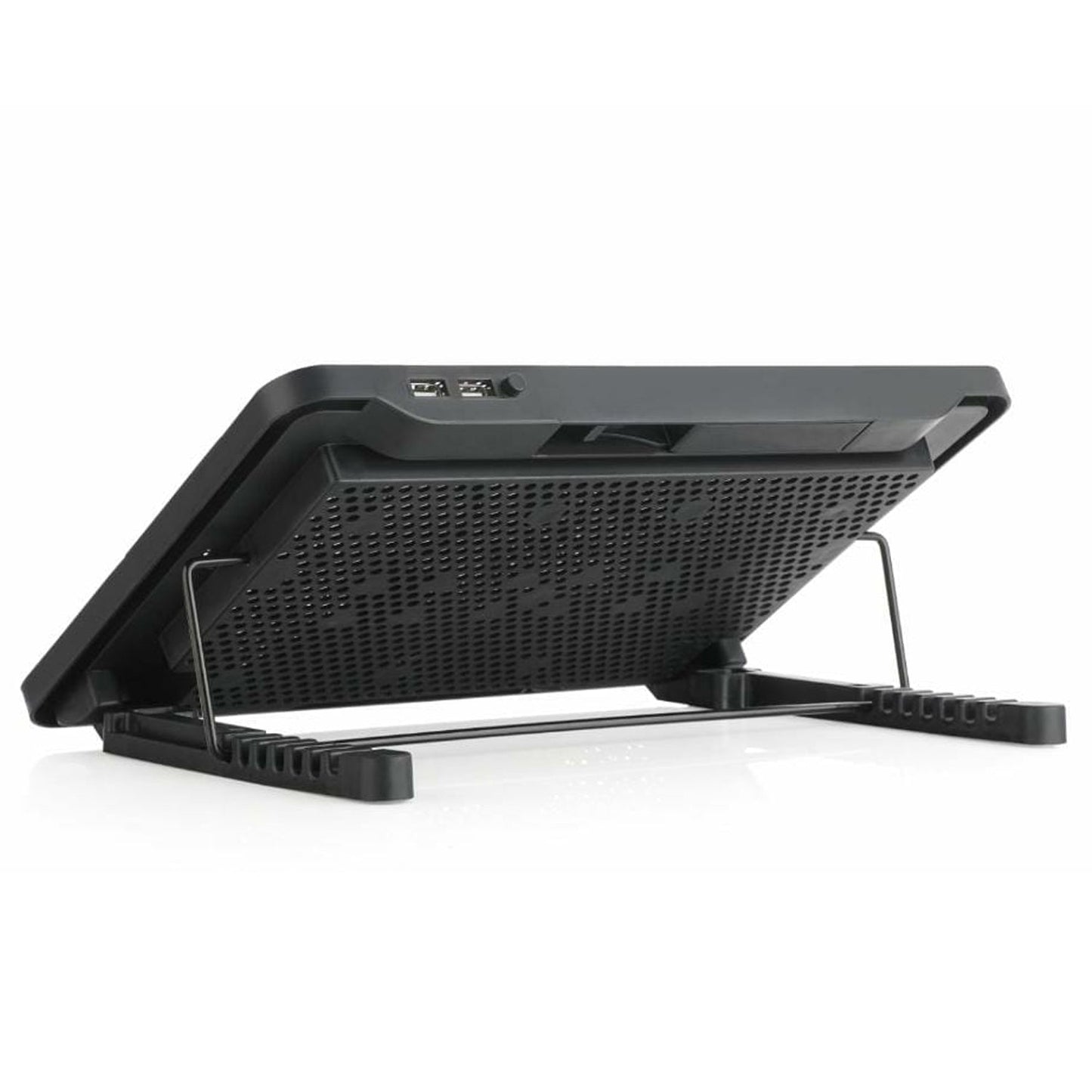 Laptop Cooler Cooling Pad with 2 Quiet Led Fans, Dual USB Ports, Portable Ultra Slim USB Powered 7 Heights Adjustable Laptop Stand for Gaming Laptop - Springkart 