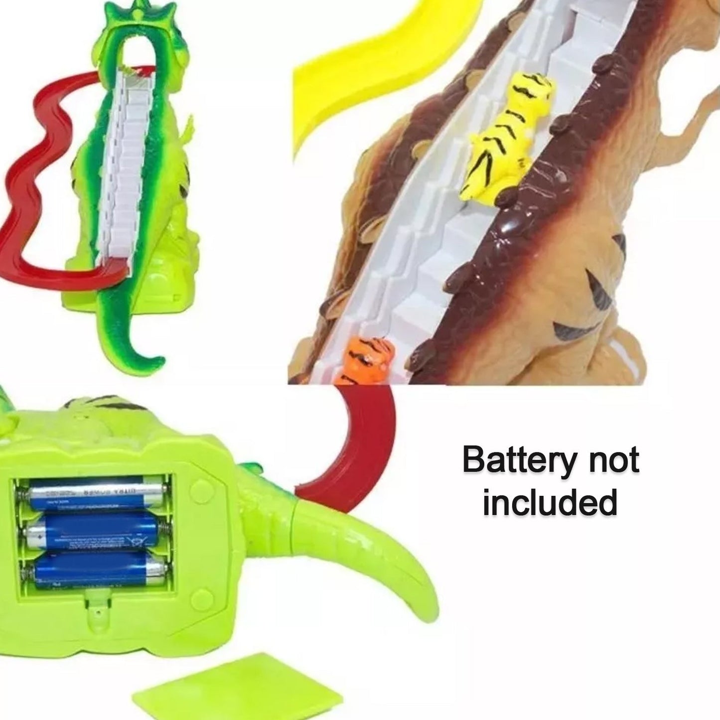 Children Electric Tracks Climb Stair Dinosaur Toys Glowing With Sound Kid Toy Animals Model Interactive Toys - Springkart 