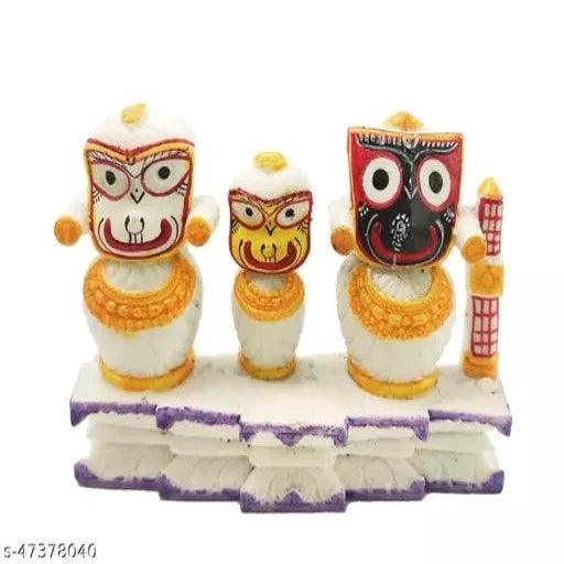 Jagannath, Balaram and Subhadra (Stone Statue) |for Home Deocr, Car Dash Board - Springkart 