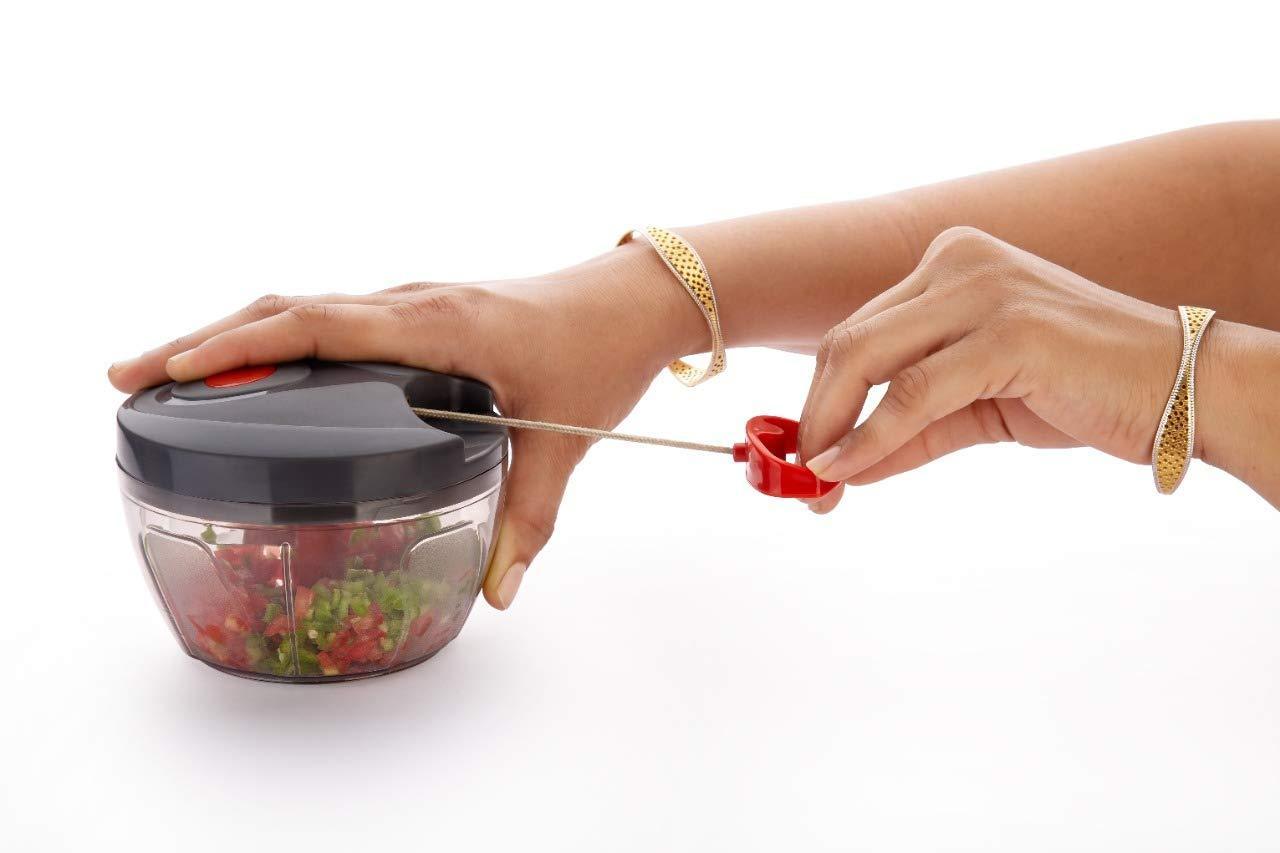 080 Manual Food Chopper Compact Powerful Hand Held Vegetable Chopperblender - Springkart 