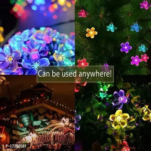 Blossom Flower LED 3-Meter Multicolor with 16 Flower 3D String Light - Springkart 