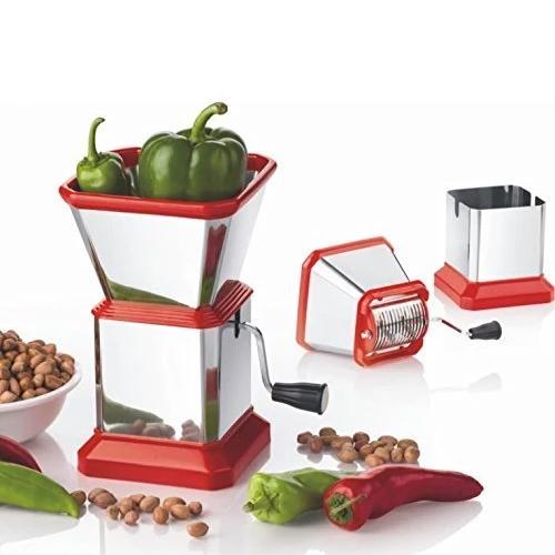 084 Stainless Steel Vegetable Cutter Chopper (Chilly Cutter)