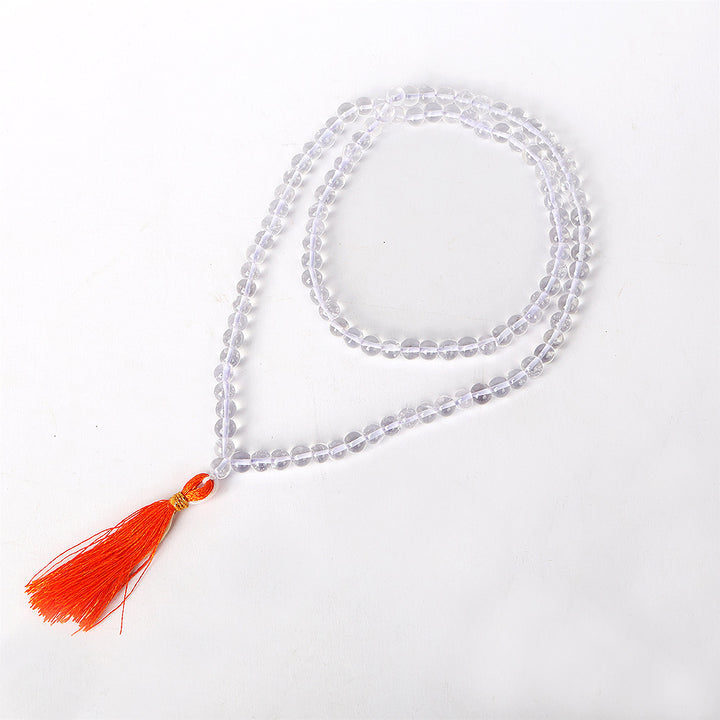 108 Beads Clear Quartz Crystal Jaap Mala