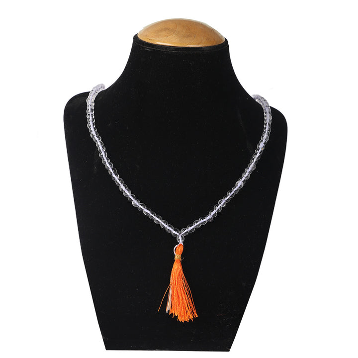 108 Beads Clear Quartz Crystal Jaap Mala