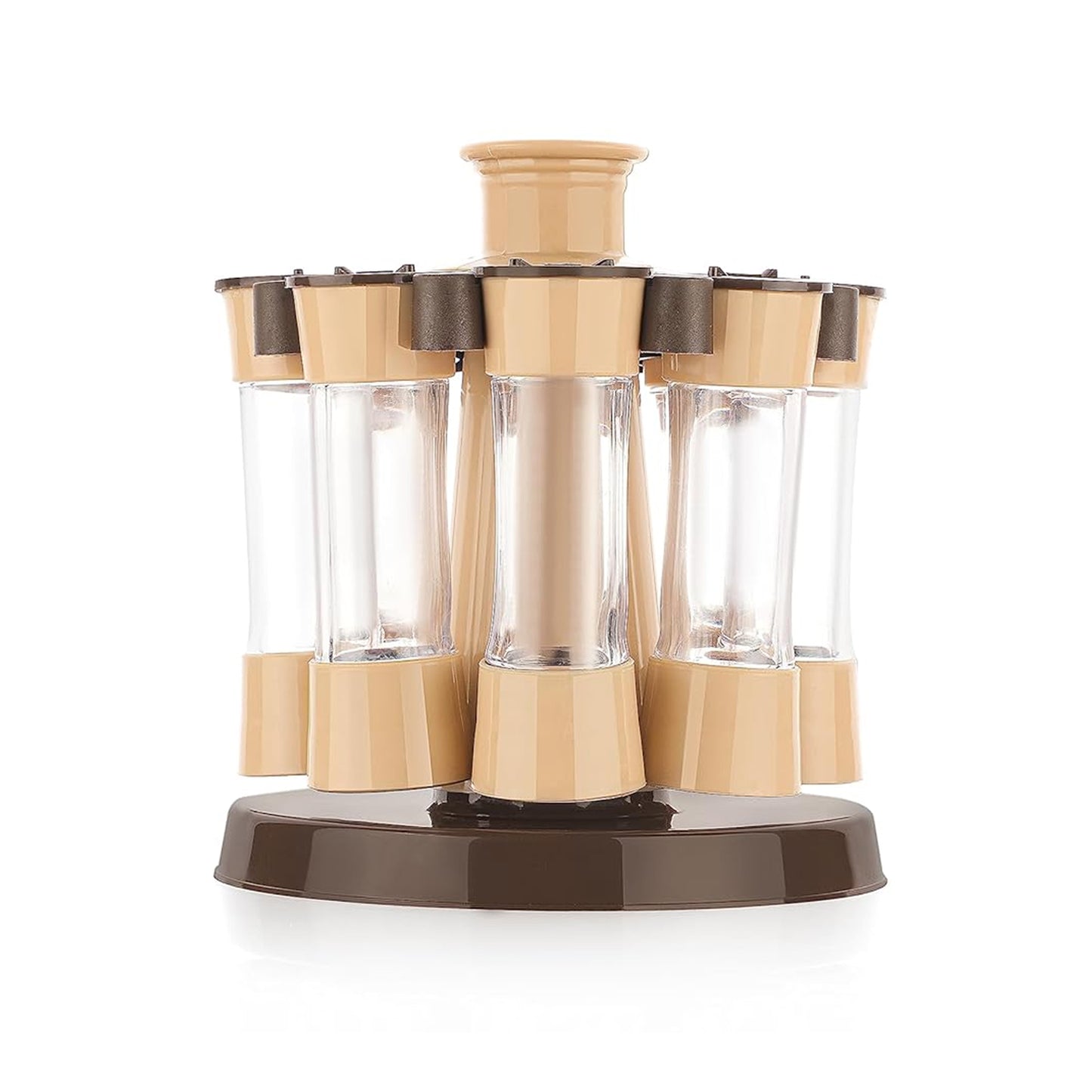360 Revolving Spice Rack For Kitchen And Dining Table 8 Spice Jars - Springkart 
