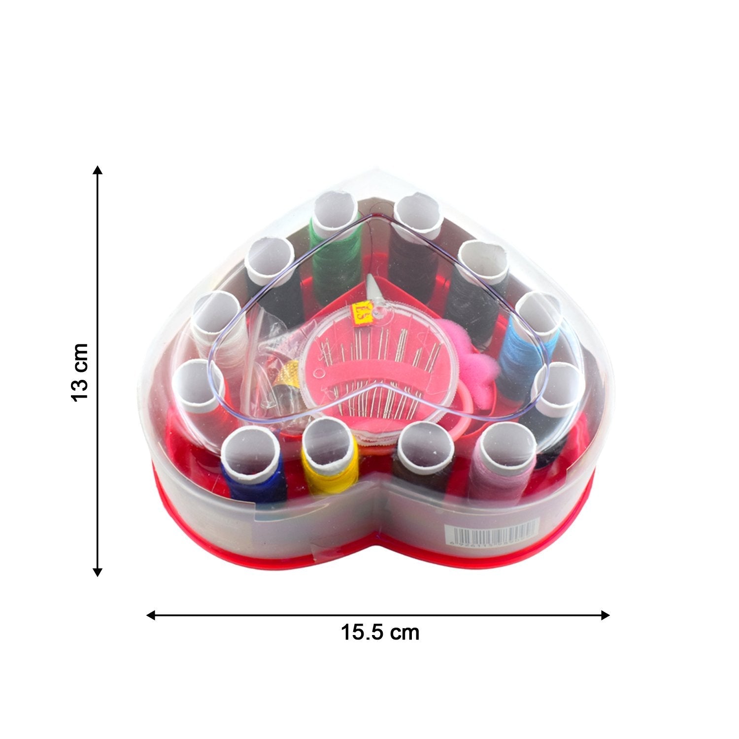 Heart-Shaped Sewing Box Multi-Functional Convenient Sewing Tools - Springkart 
