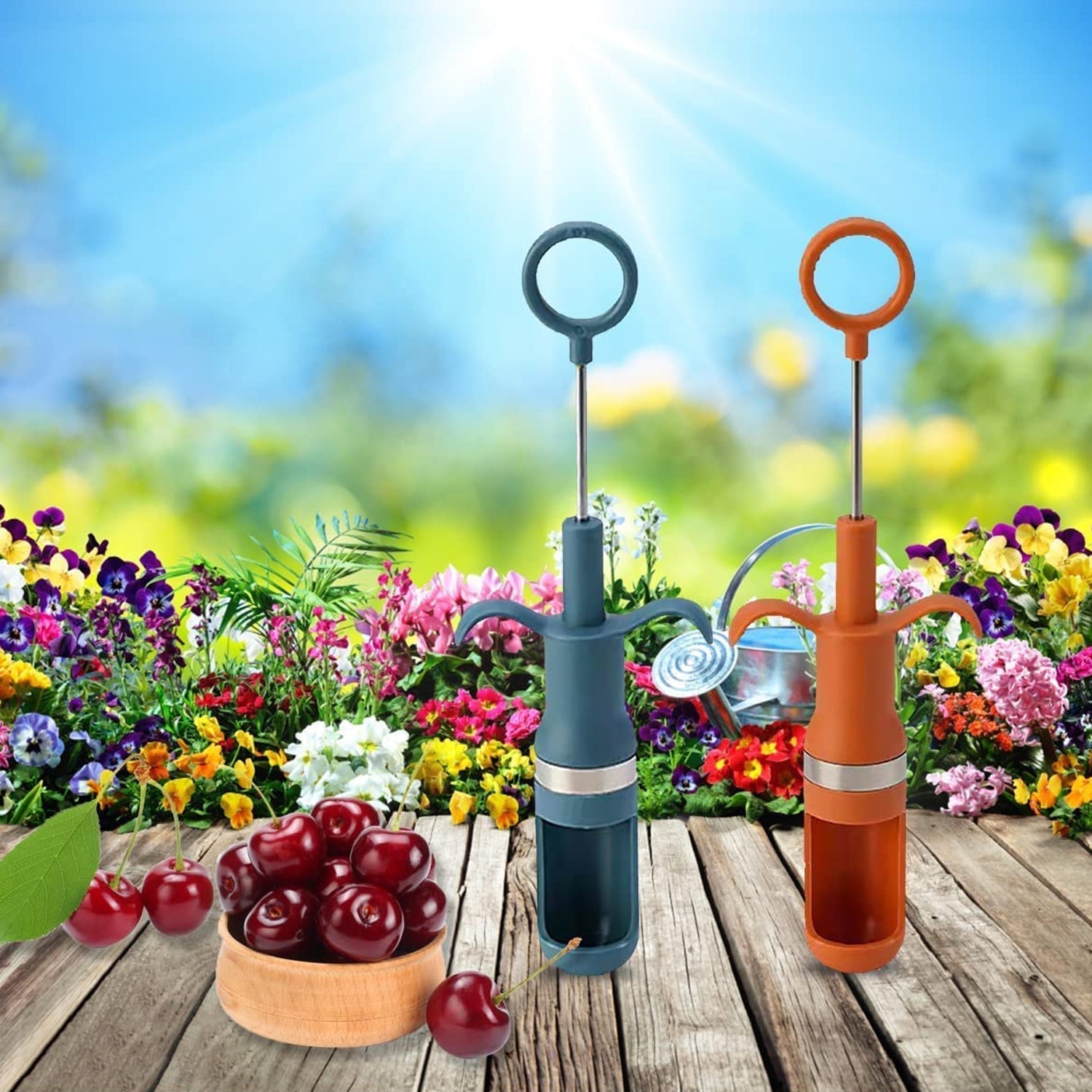 Cherry Pitter Tool, One Hand Operation Cherry Corer Pitter Remover Tool Best, Cherry Pit Kitchen Tools for Cherries Jam Quick Removal Fruit Stones (1pc). - Springkart 