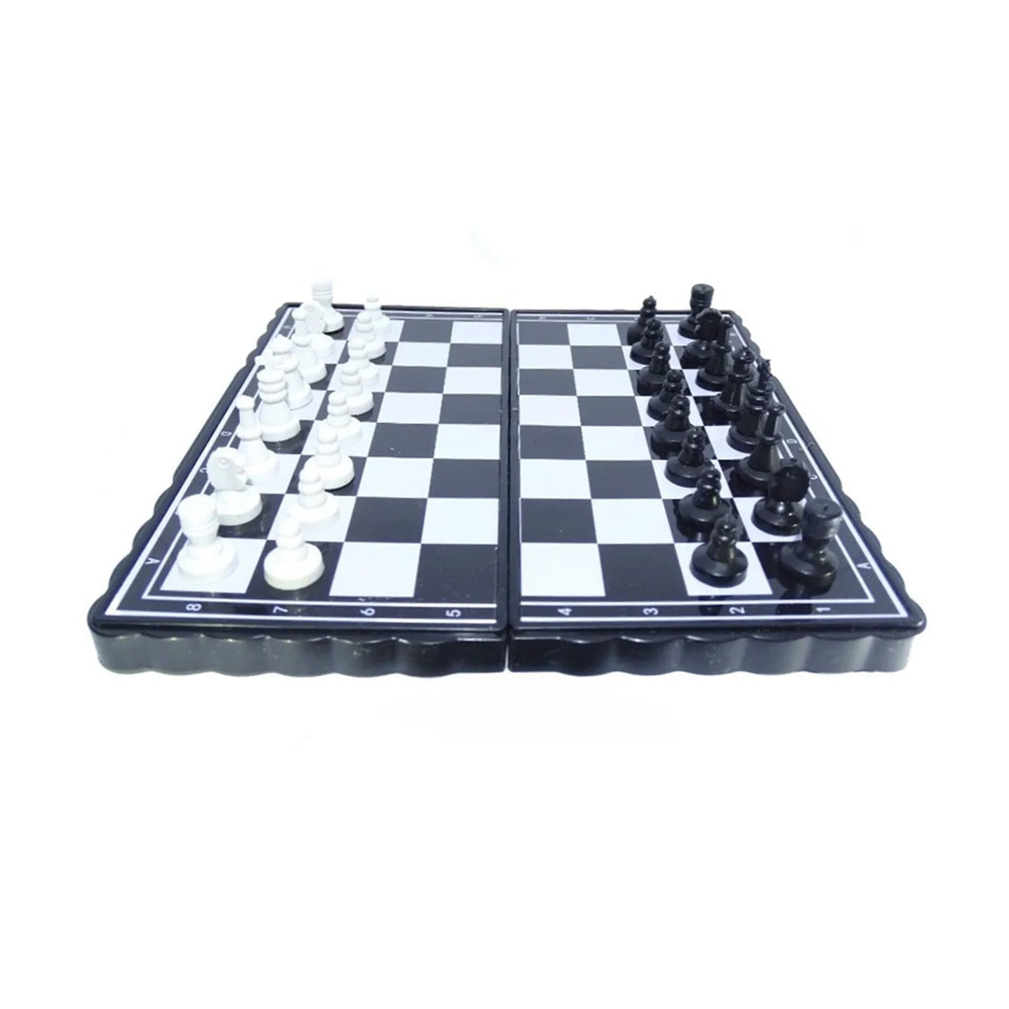 Chess Board 5"x5" Magnetic Chessboard Game Set with Folding Travel Portable Case Travel Chessgame Premium Classic Black & Ivory Color Pieces Prefect Gift for Kids and Adults |1 Pcs| - Springkart 
