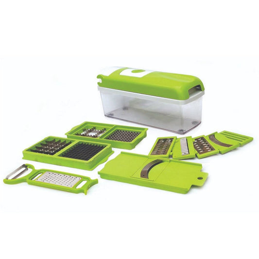 Plastic 13-in-1 Manual Vegetable Grater,Chipser and Slicer - Springkart 