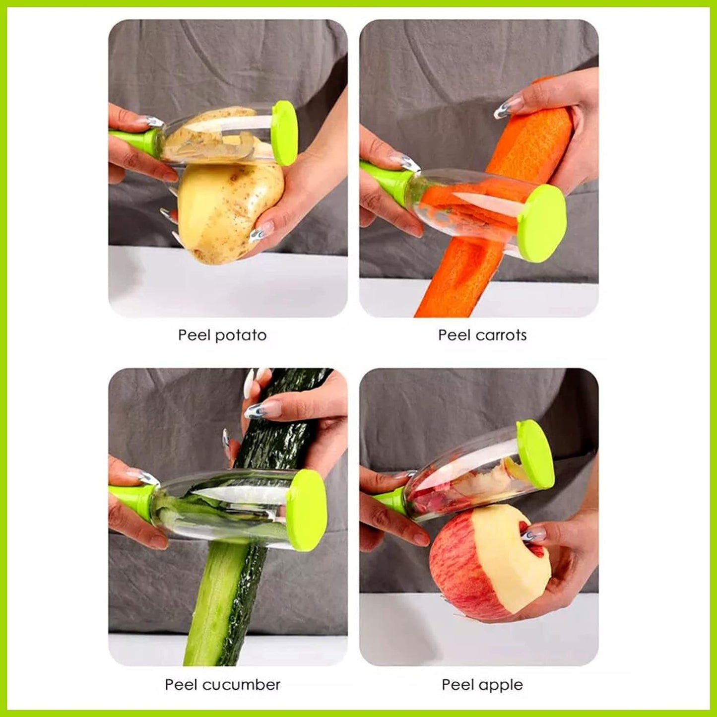 Smart Multifunctional Vegetable / Fruit Peeler for Kitchen - Springkart 