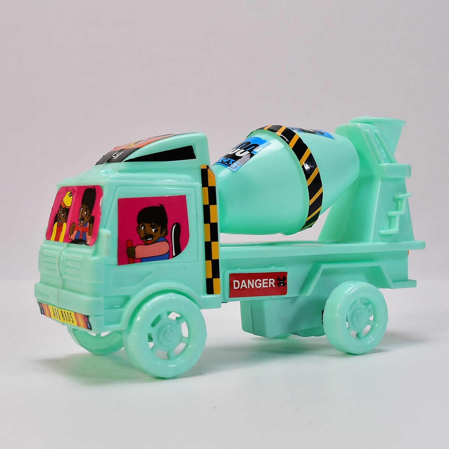 Big Size Heavy Duty Rotating Cement Mixer Dumper Truck Toys for Kids Toddlers Boys and Girls - Construction Toy Friction Vehicle Toy - Springkart 