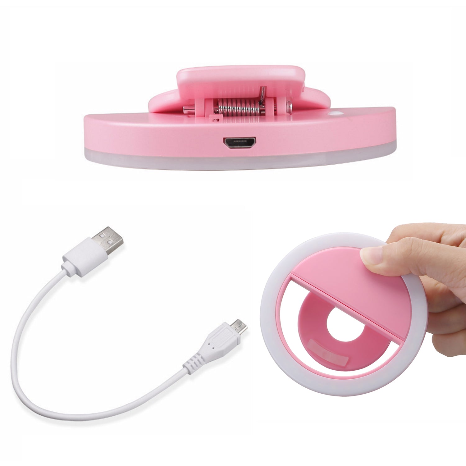 Selfie Ring Light used for applying bright shade over face during taking selfies and making videos etc. - Springkart 