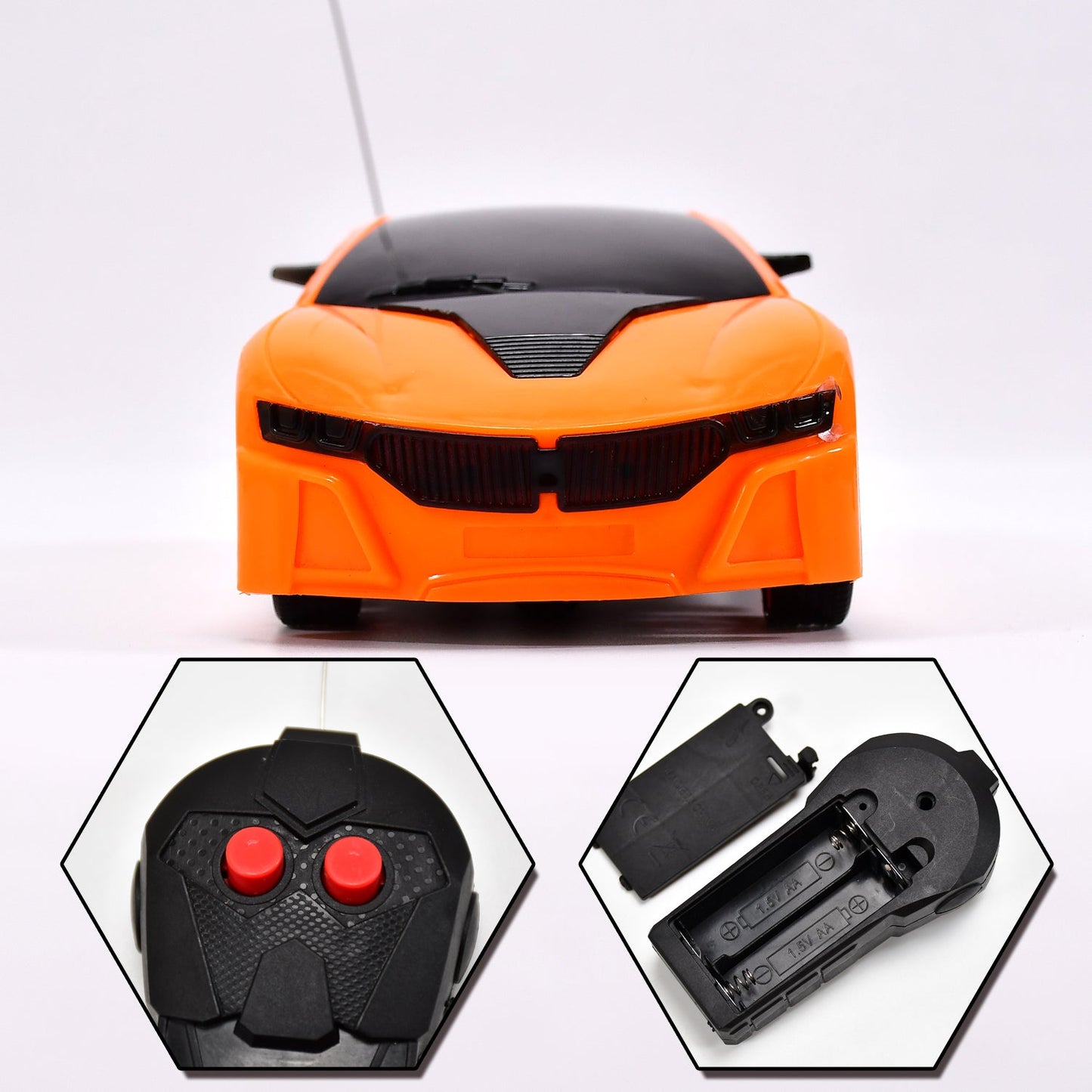 Remote Control Fast Modern Racing Car 3D Light with Go Forward And Backward - Springkart 