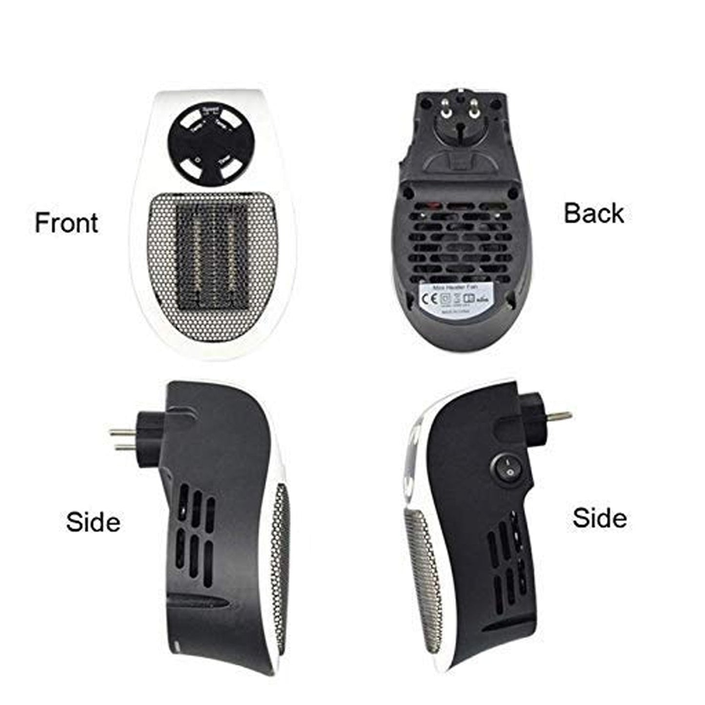 Portable Electric Heater Mini Fan Heater Desktop Household - Springkart 
