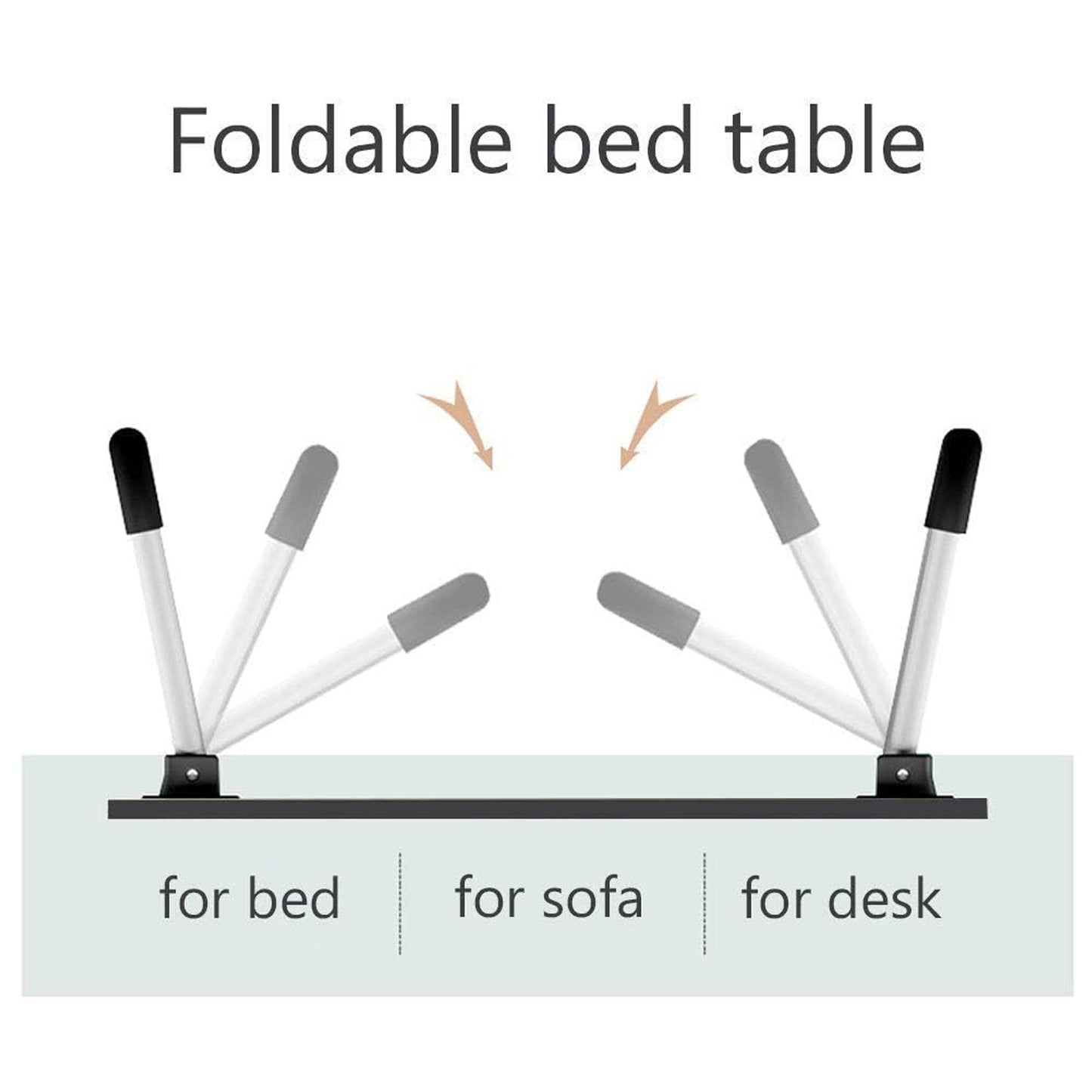 Ludo Design Foldable Bed Study Table Portable Multifunction Laptop Table Lapdesk for Children Bed Foldable Table Work Office Home with Tablet Slot & Cup Holder - Springkart 