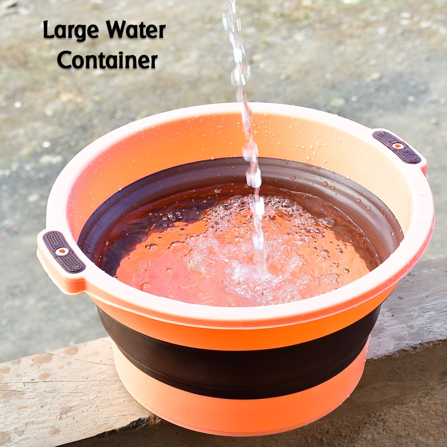 Multi-Purpose Portable Collapsible Folding Tub, with Hanging Hole & Save Storage Space, Also use for Foot Spa. - Springkart 