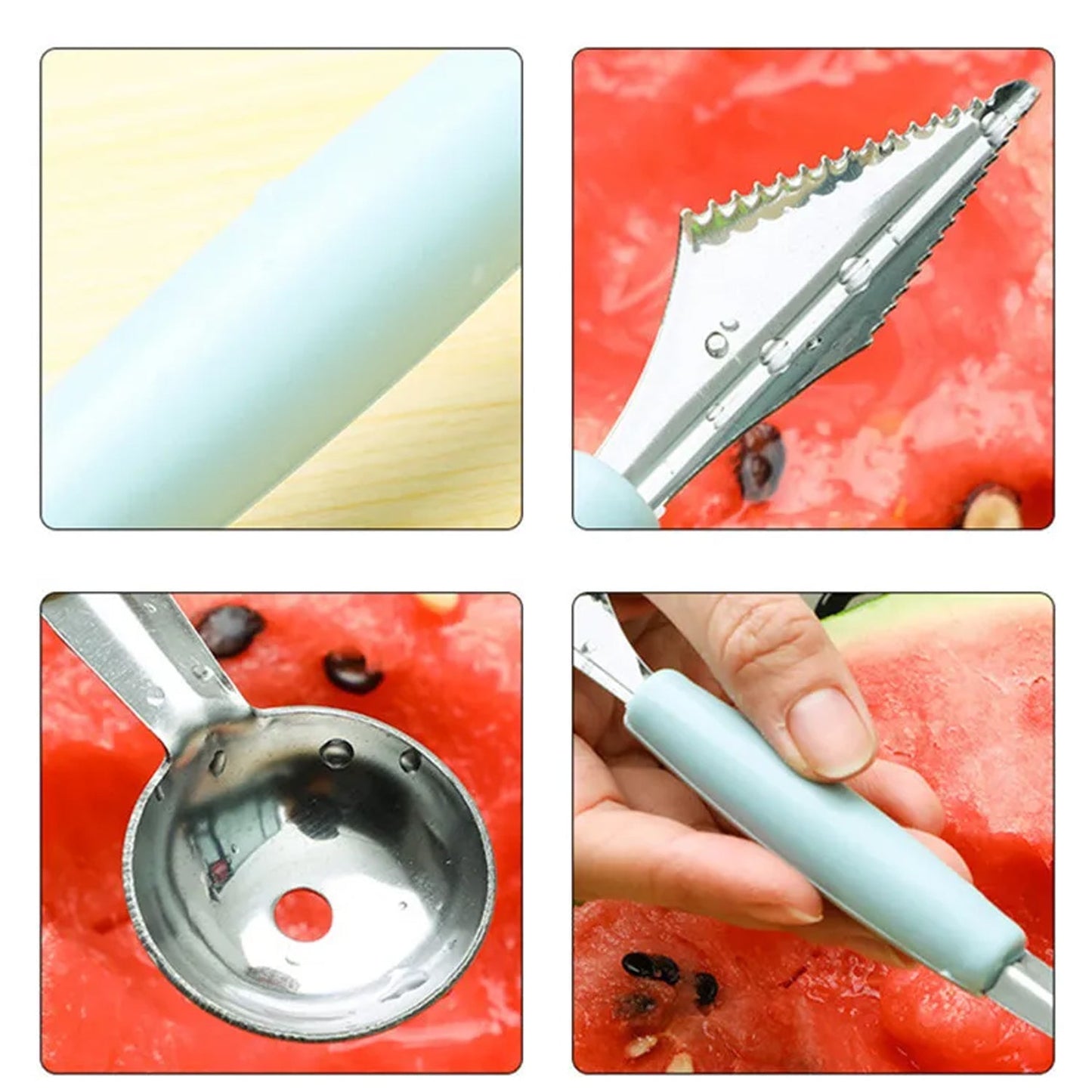 Multifunctional Fruit scooper & peeler Garnish Kit - Springkart 