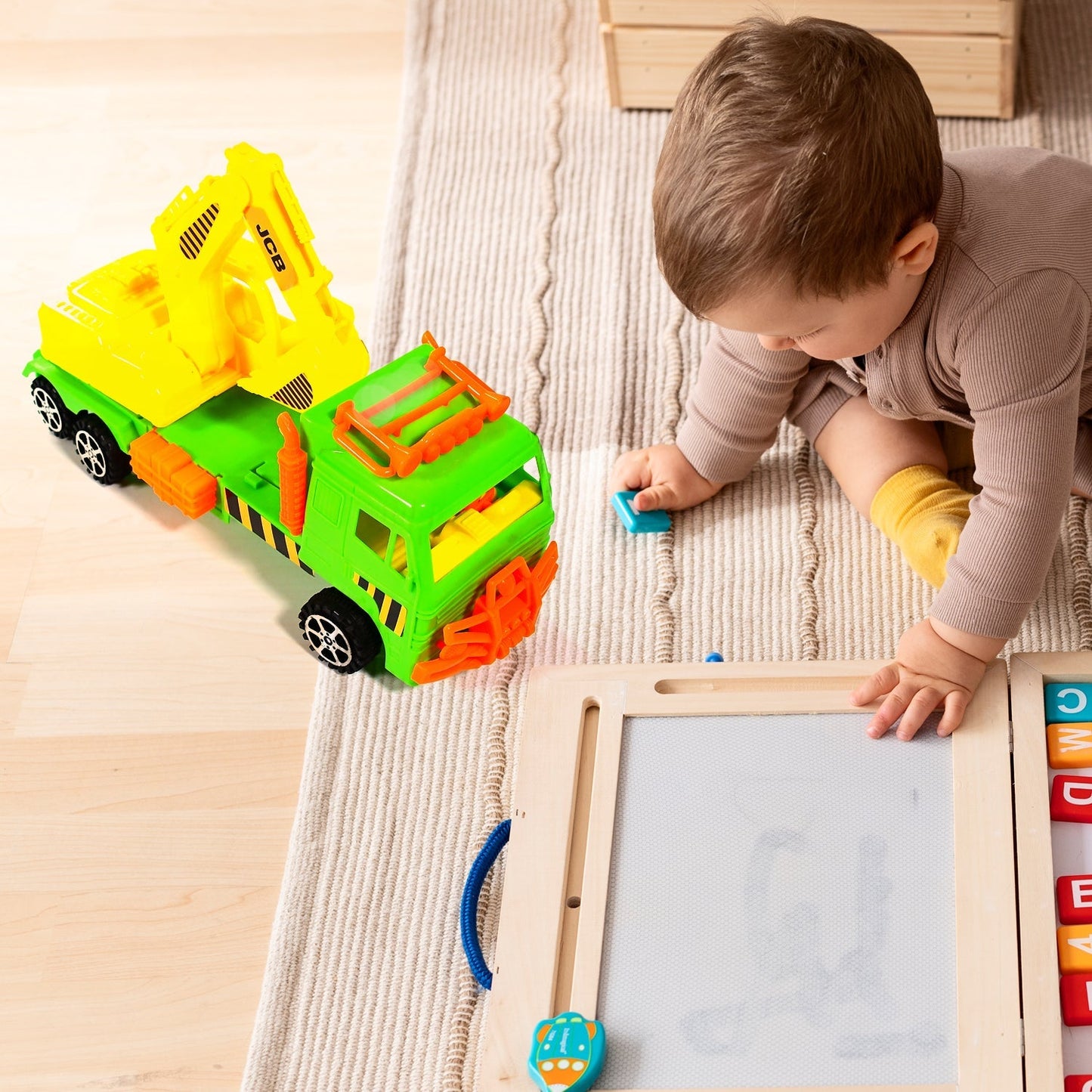 jcb Vehicle Dumper Truck Toy for Kids Boys - Springkart 