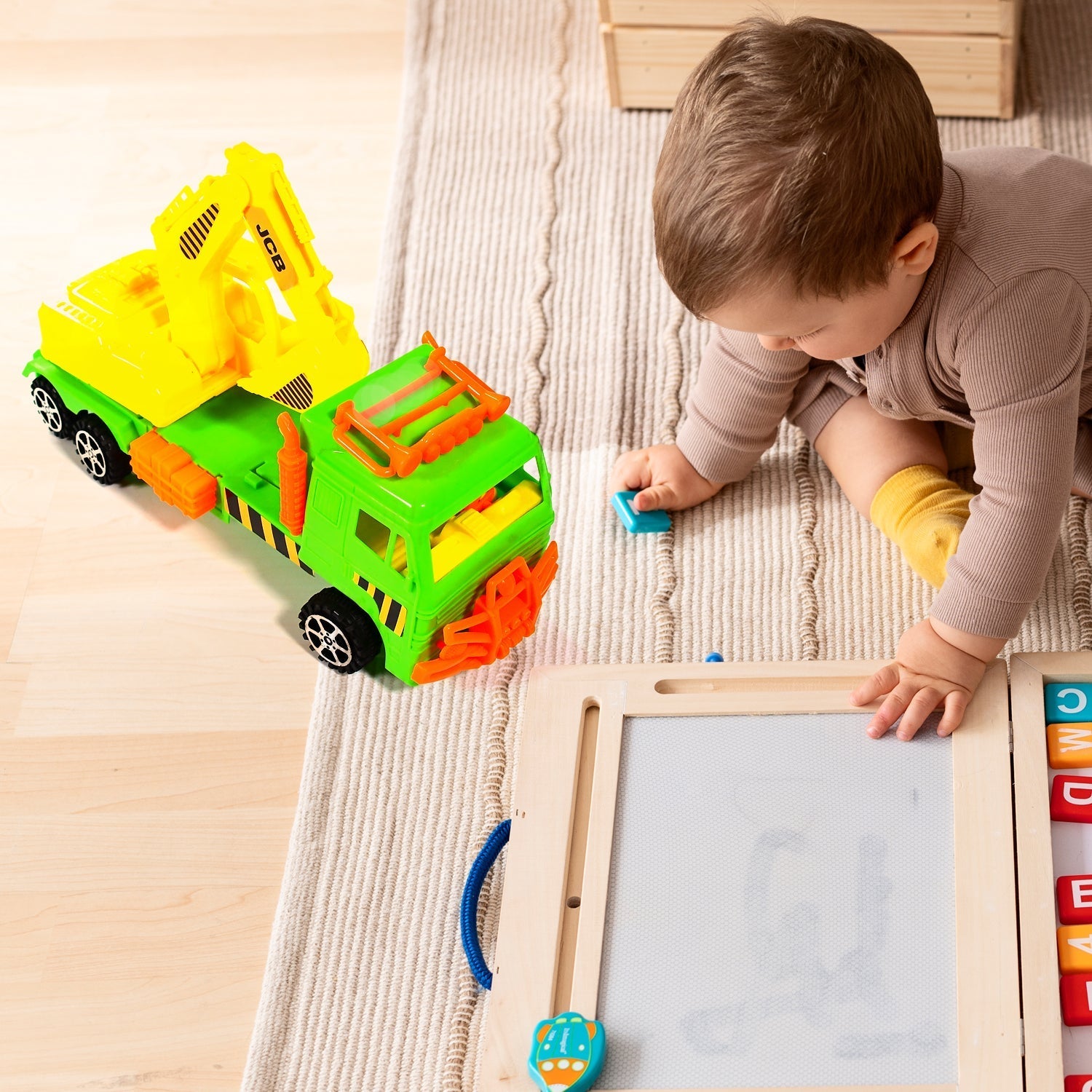 jcb Vehicle Dumper Truck Toy for Kids Boys - Springkart 