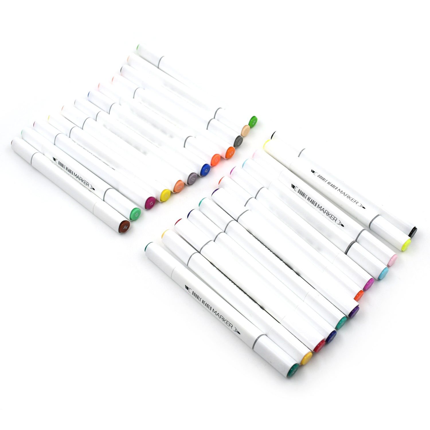 Fancy Art Markers, 24 Colors Double-ended Art Markers Alcohol Based Advanced Art Markers With Plastic Box For Painting, Coloring, Sketching And Drawing For Kids & Adult (1 Set 24 Pc) - Springkart 
